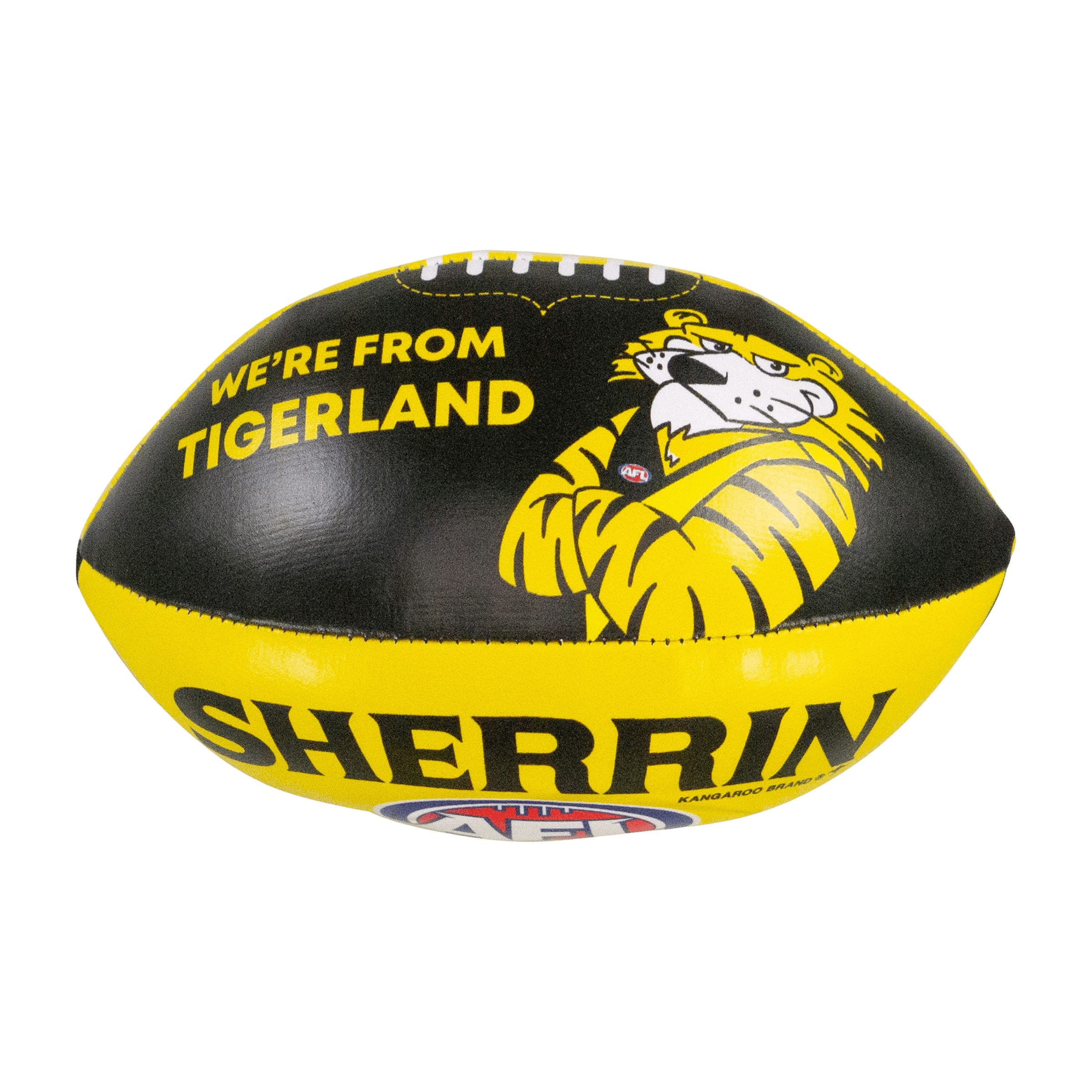Sherrin AFL Richmond Tigers Team 5" Soft Footy Ball