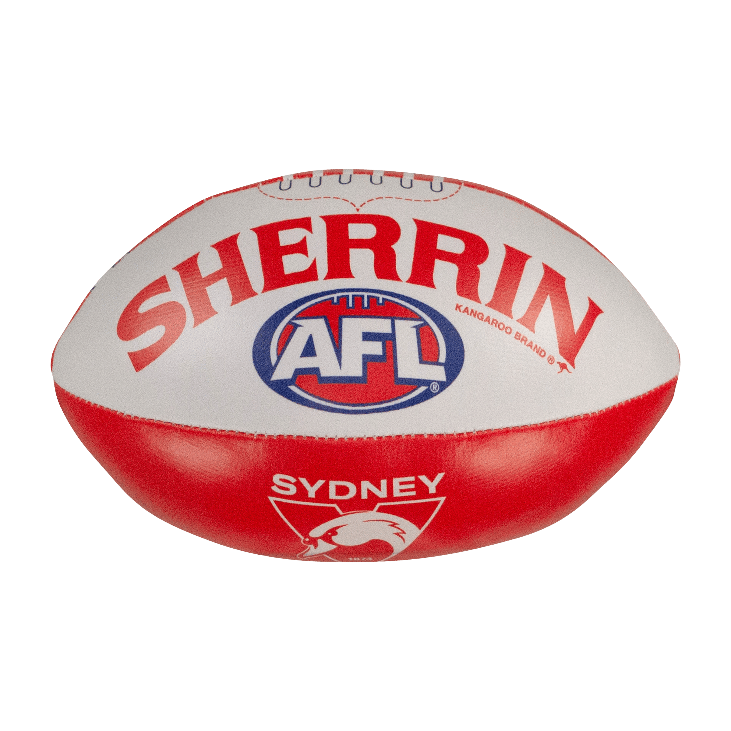 Sherrin AFL Team (5-inch) Soft Footy Balls (Sydney Swans)