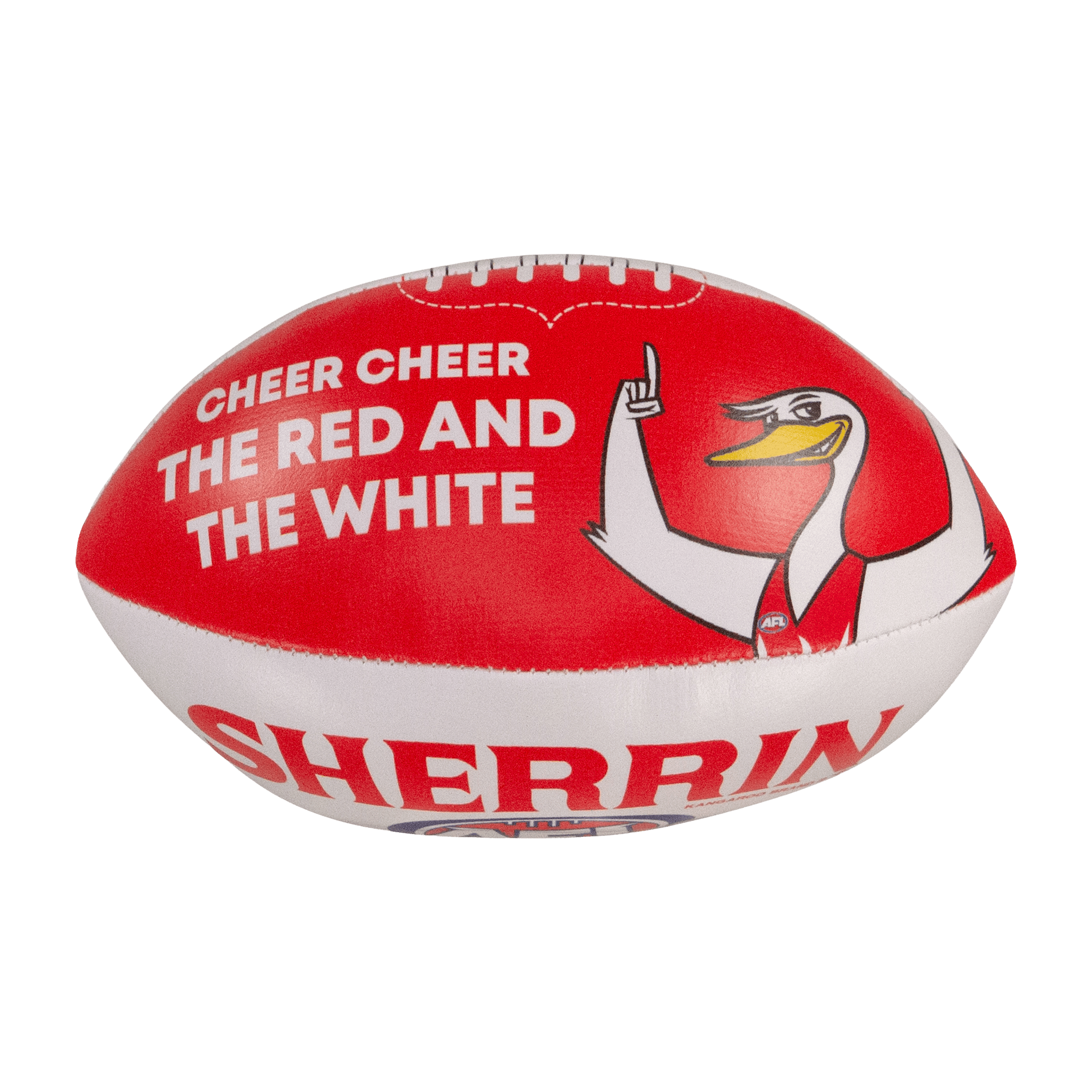 Sherrin AFL Team (5-inch) Soft Footy Balls (Sydney Swans)