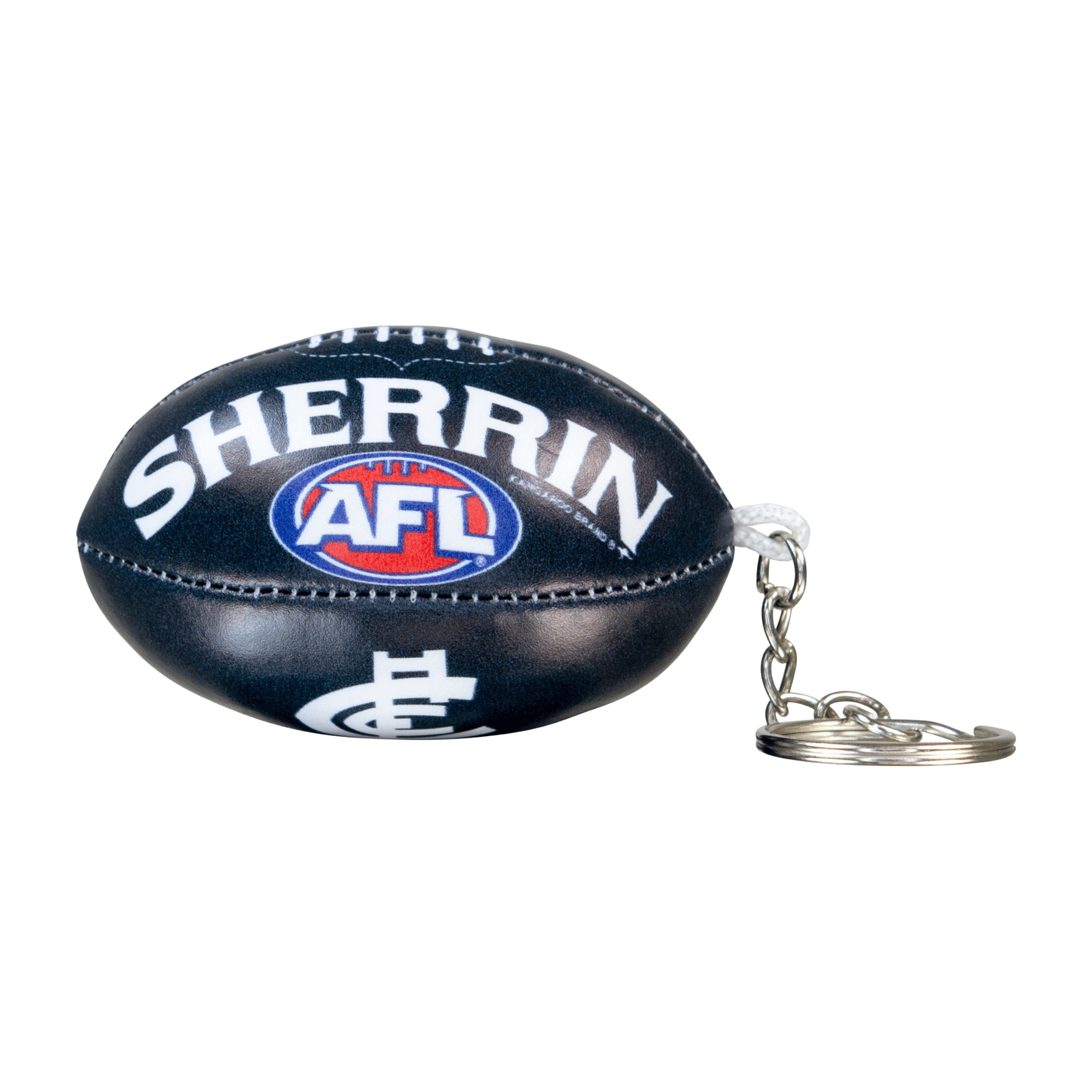 Sherrin AFL Team Keyrings (Carlton Blues)