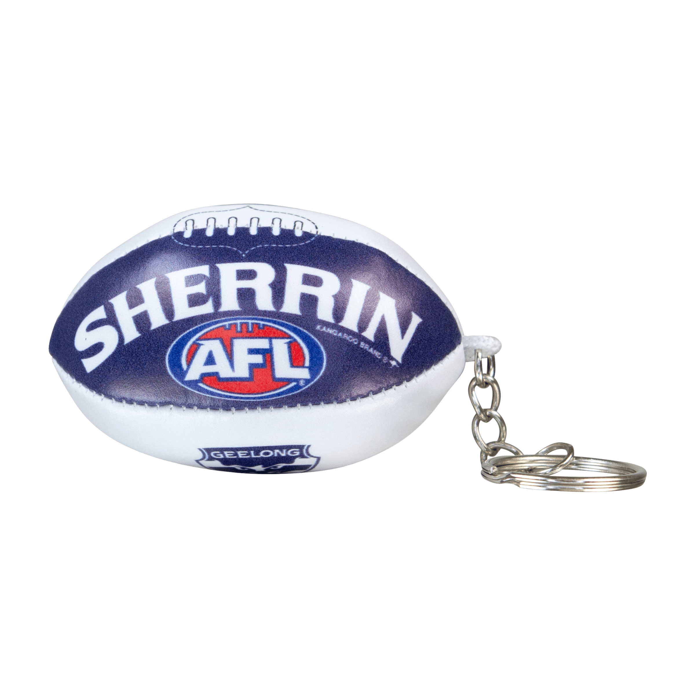 Sherrin AFL  Team Keyrings (Geelong Cats)
