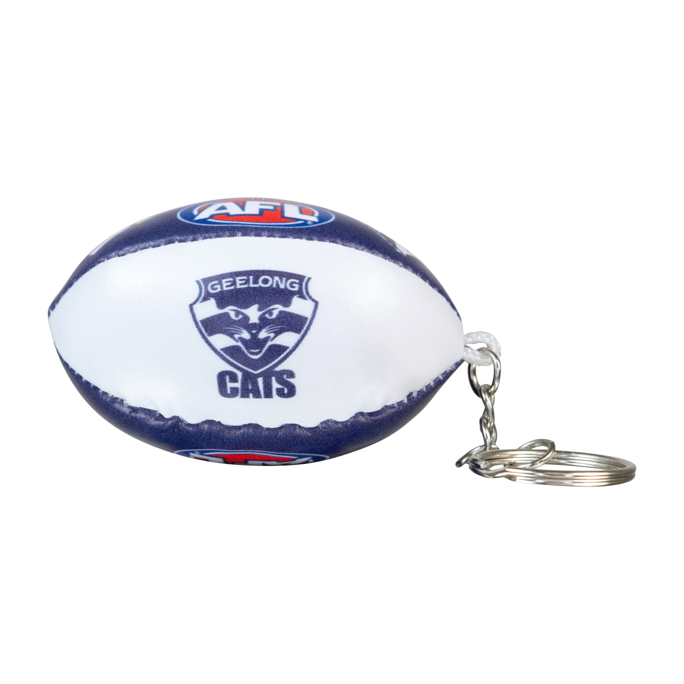 Sherrin AFL  Team Keyrings (Geelong Cats)