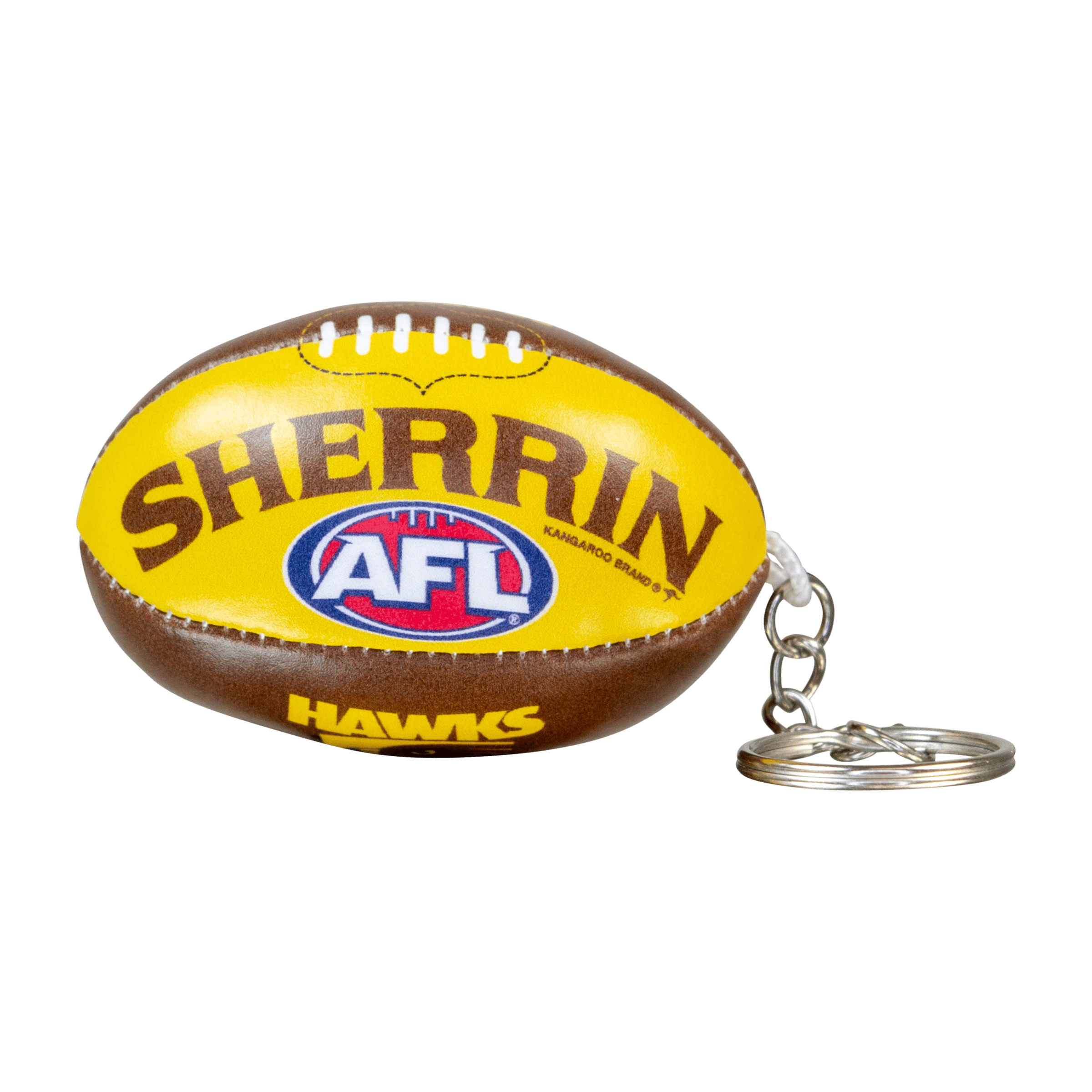 Sherrin AFL  Team Keyrings (Hawthorn Hawks)