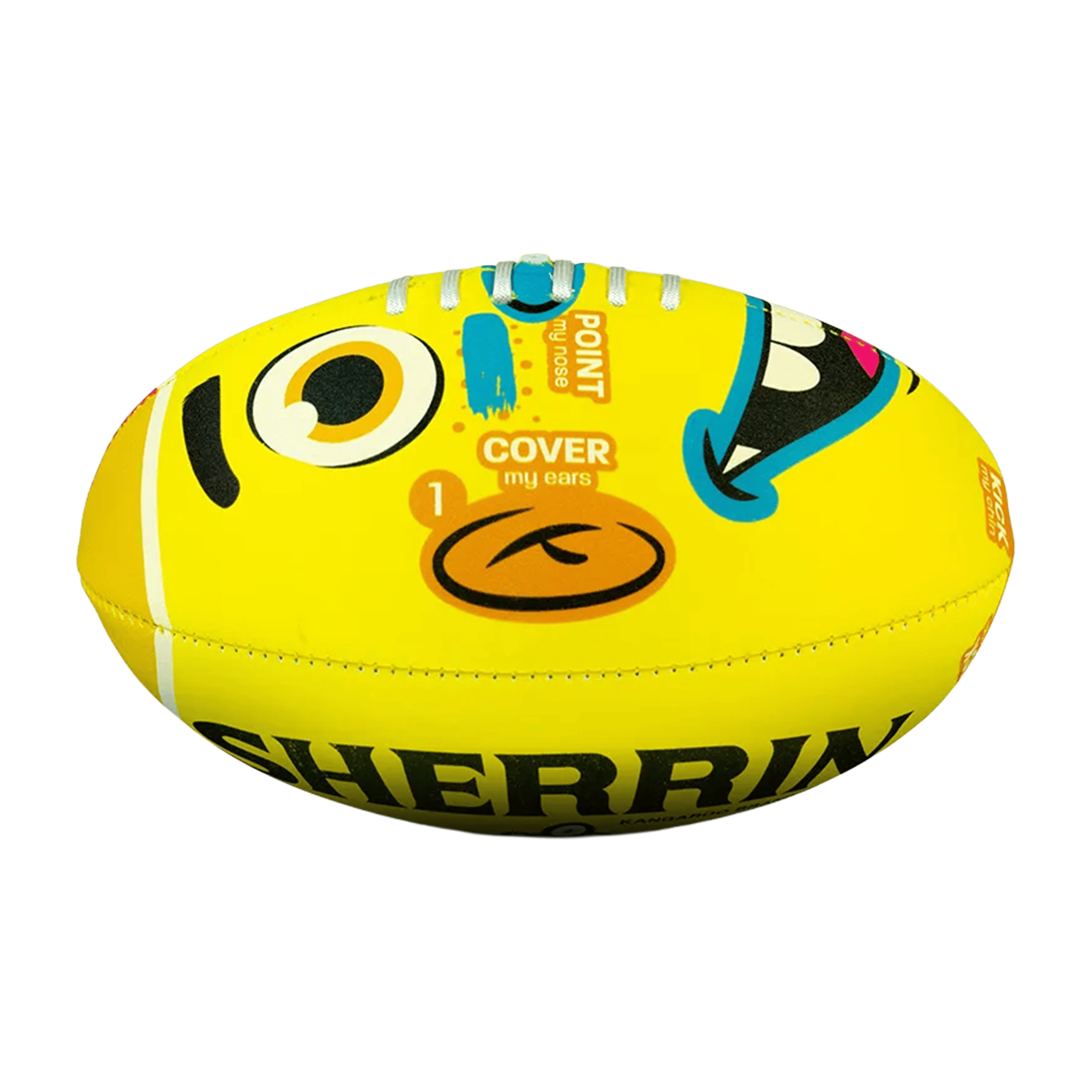 Sherrin Aussie Rules (Size 2) Face Footy Ball