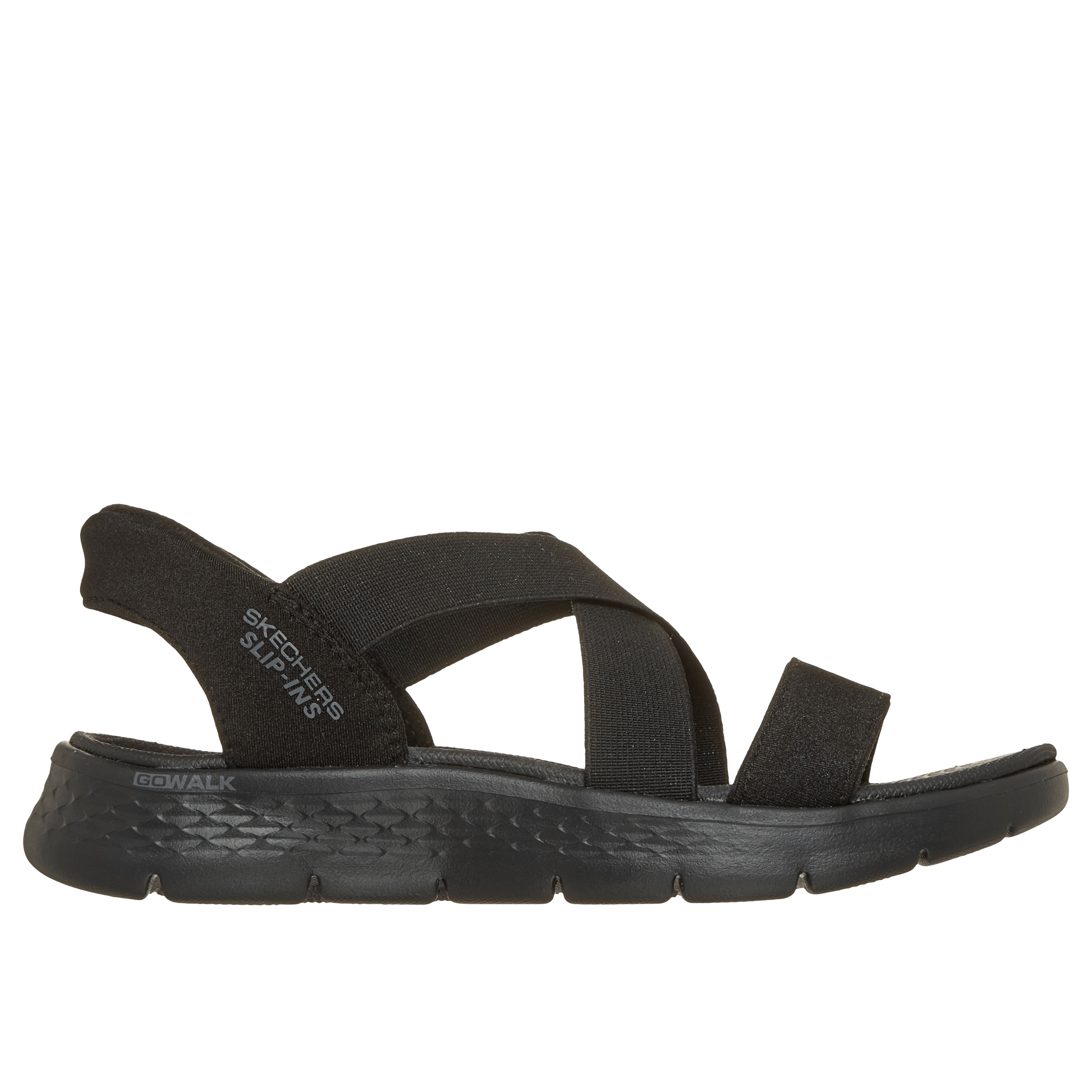 Womens Skechers Slip-Ins: GO Walk Flex - Glimmer (Wide) Sandals