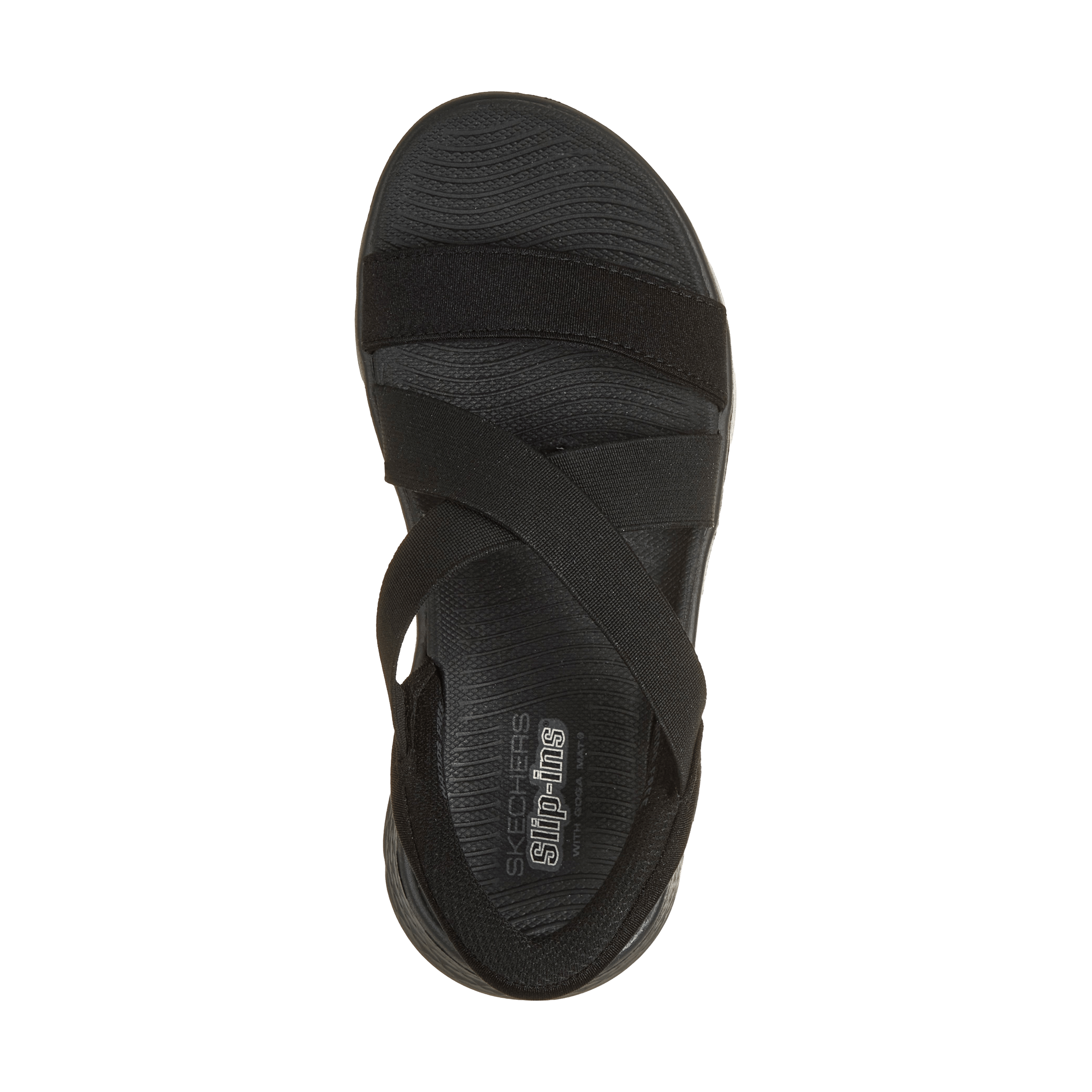 Womens Skechers Slip-Ins: GO Walk Flex - Glimmer (Wide) Sandals
