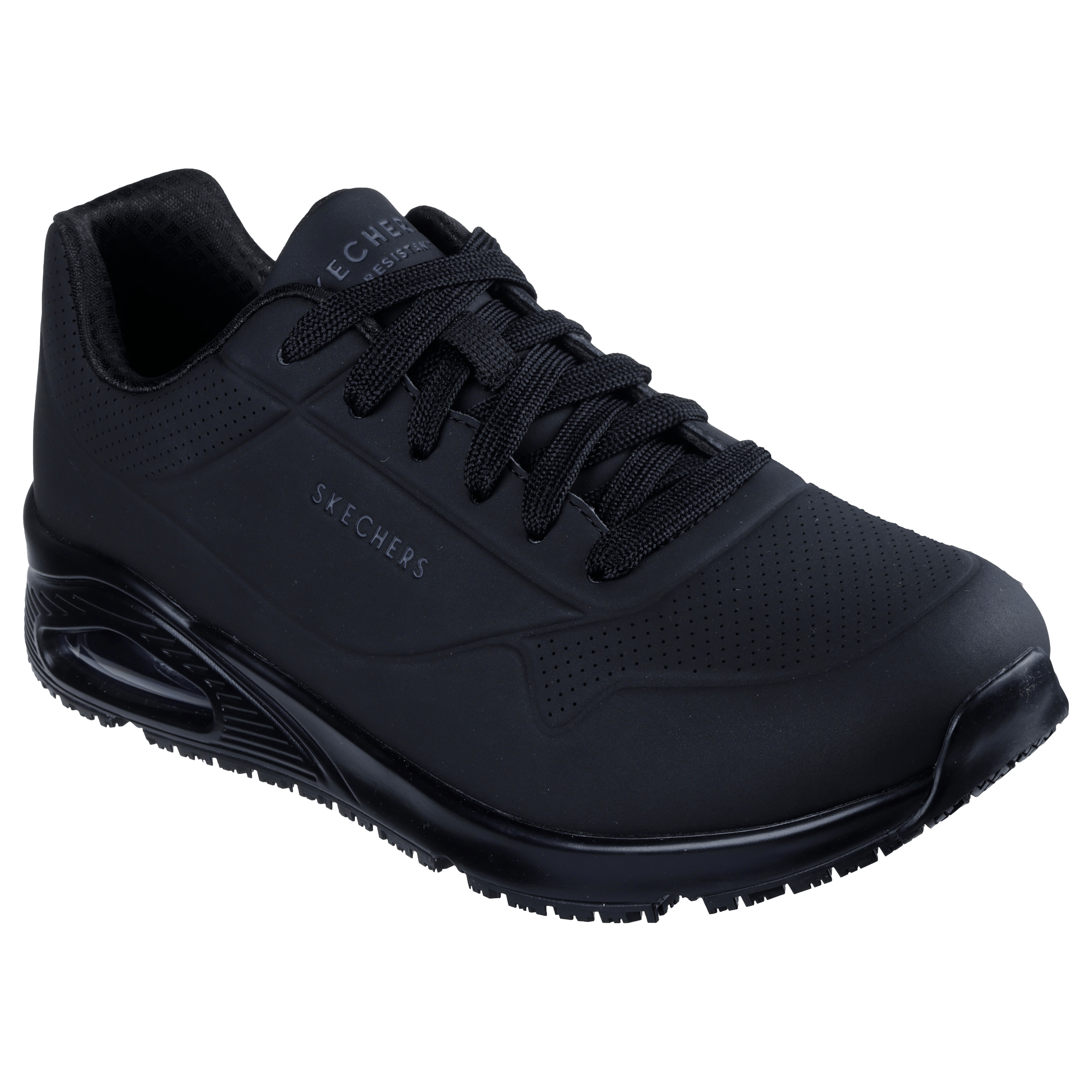 Mens Skechers Uno Slip Resistant - Sutal (Wide) Shoes
