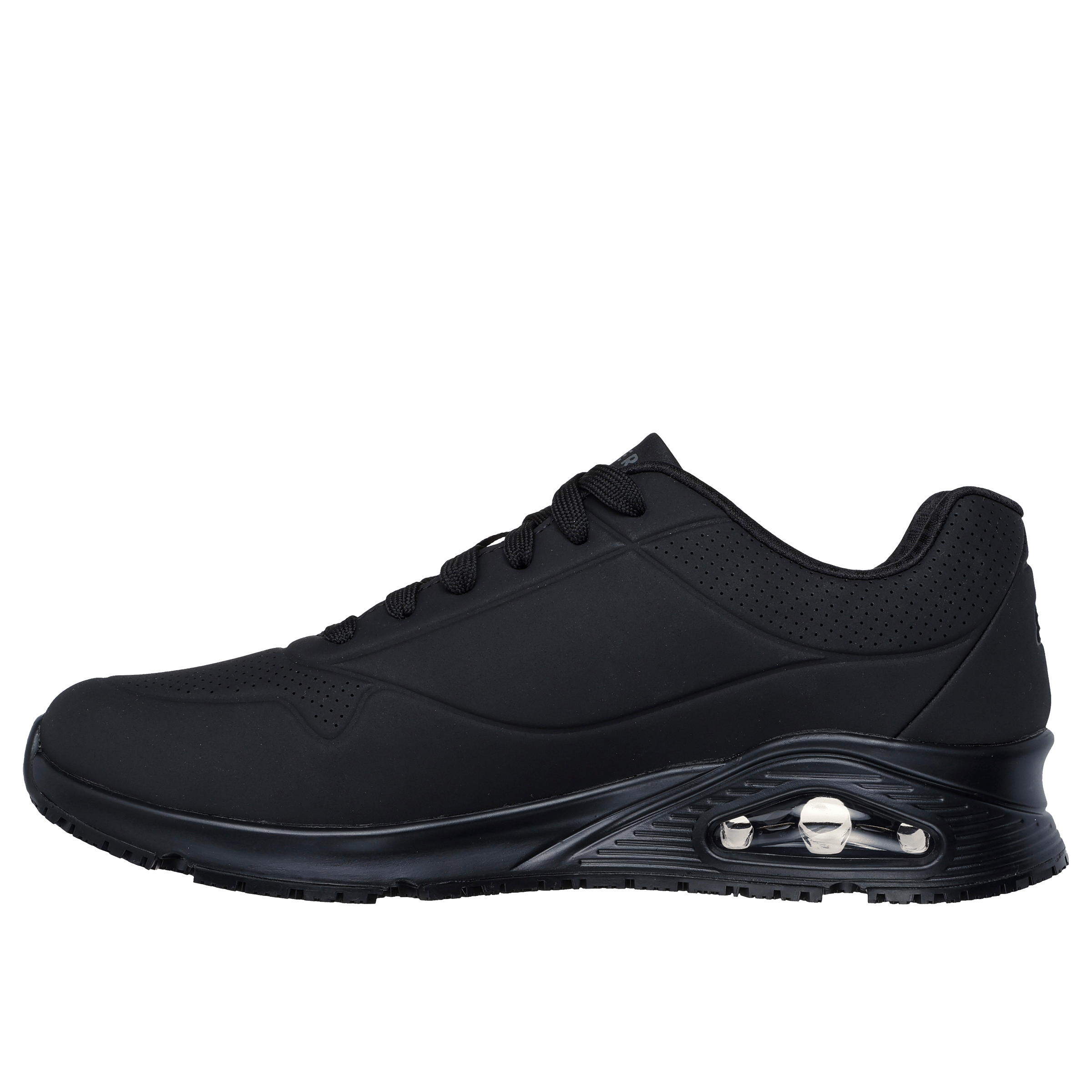 Mens Skechers Uno Slip Resistant - Sutal (Wide) Shoes