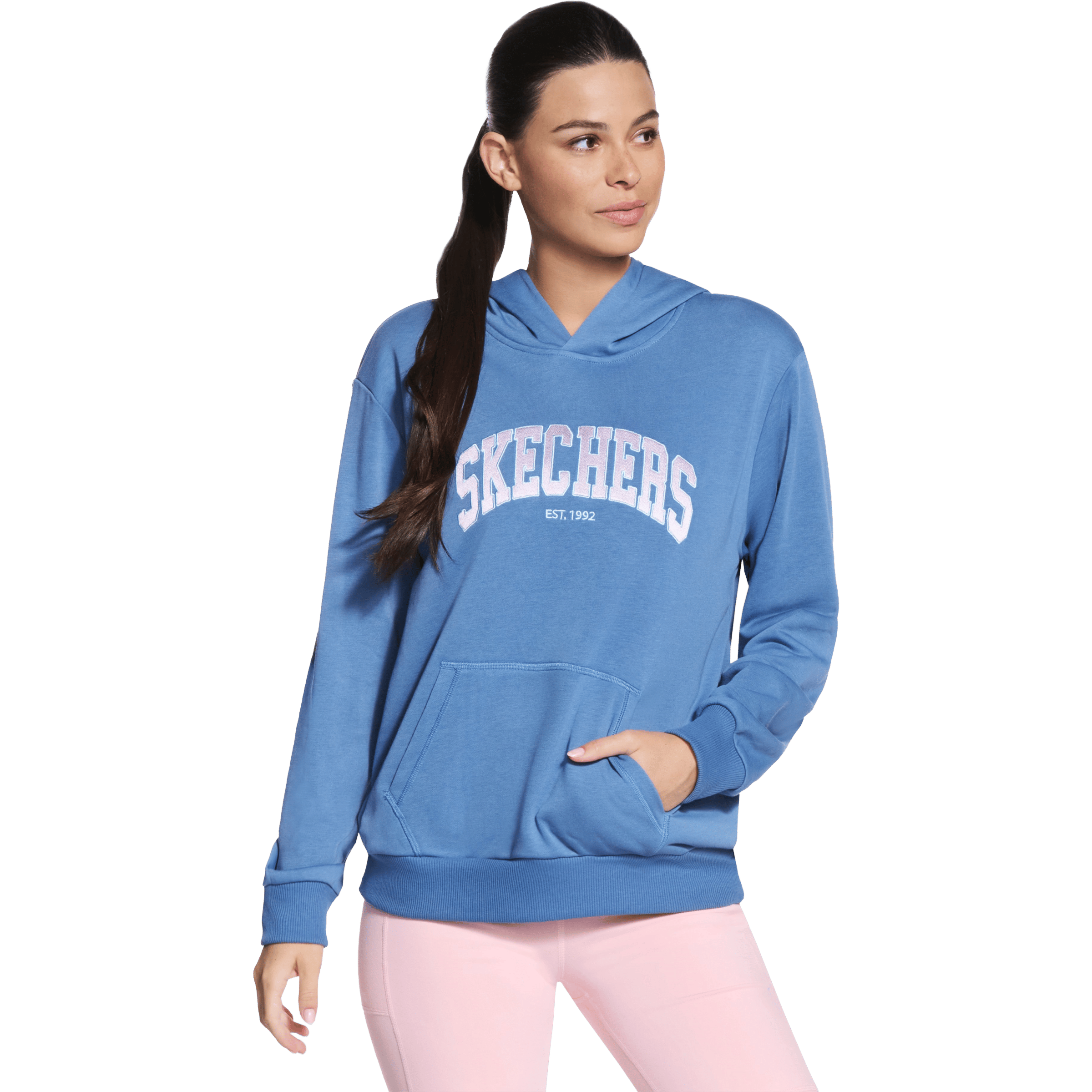 Womens Skechers Collegiate Pullover Hoodie
