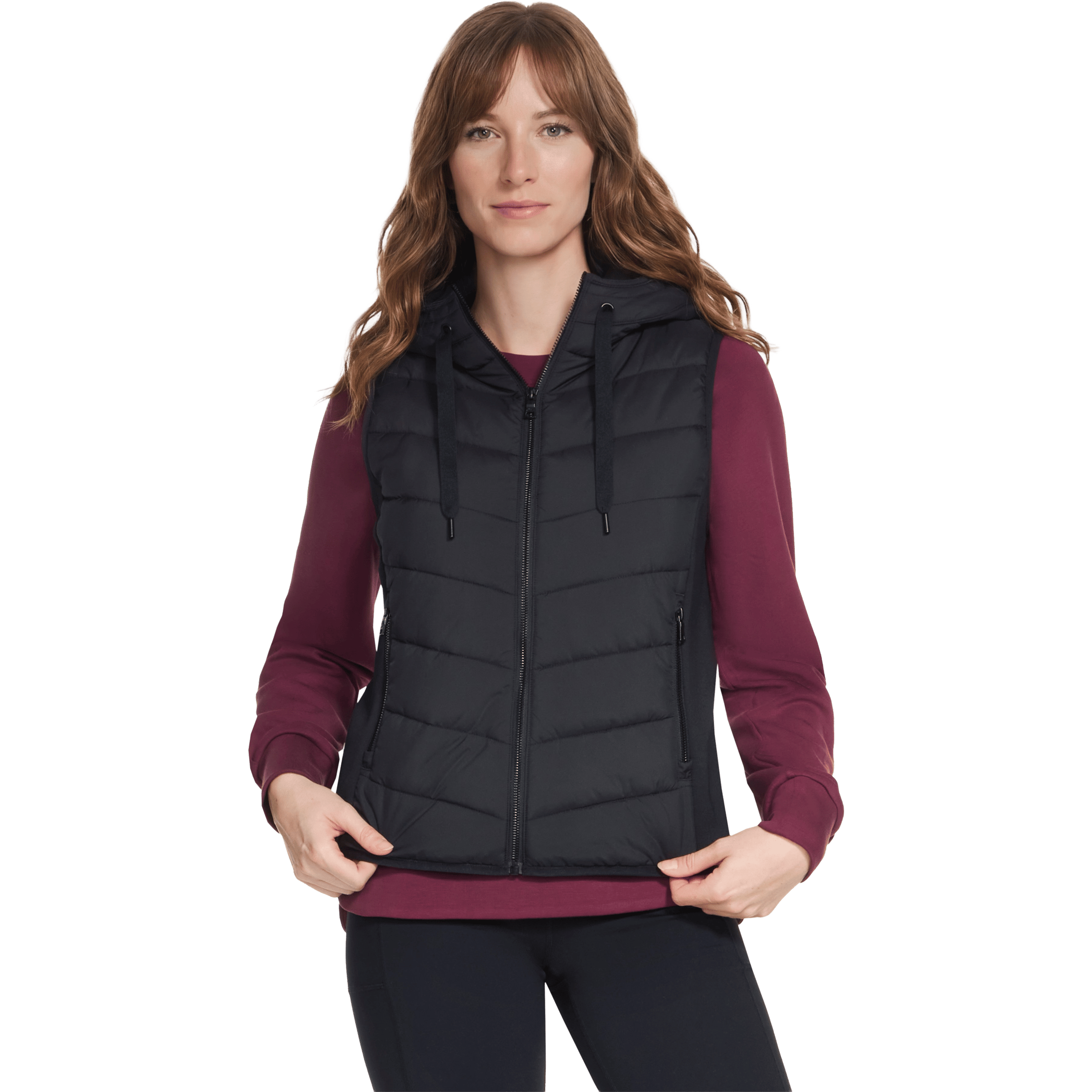 Womens Skechers Performance Elite Hooded Vest
