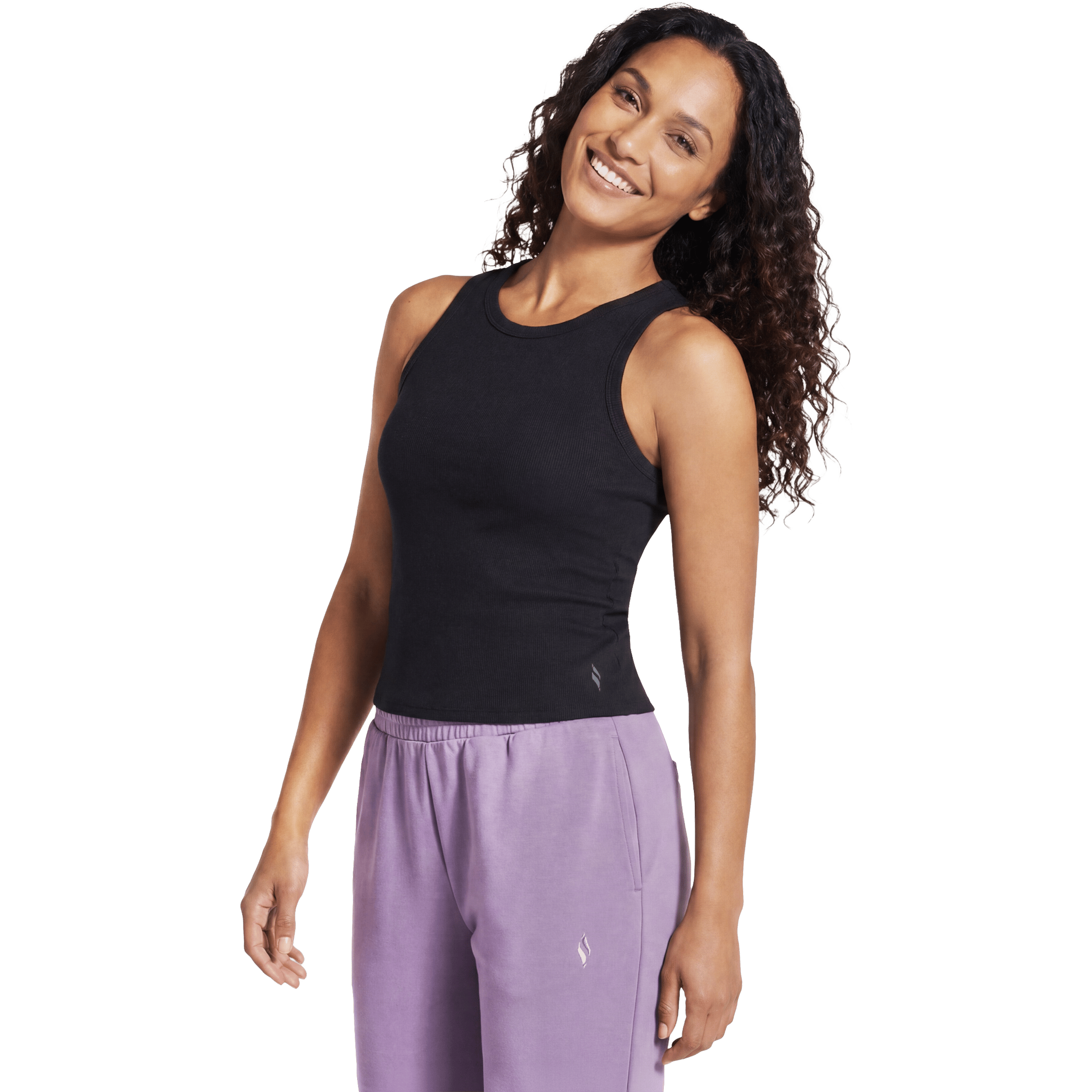 Womens Skechers Skechers GO Walk Luxe Rib Tank