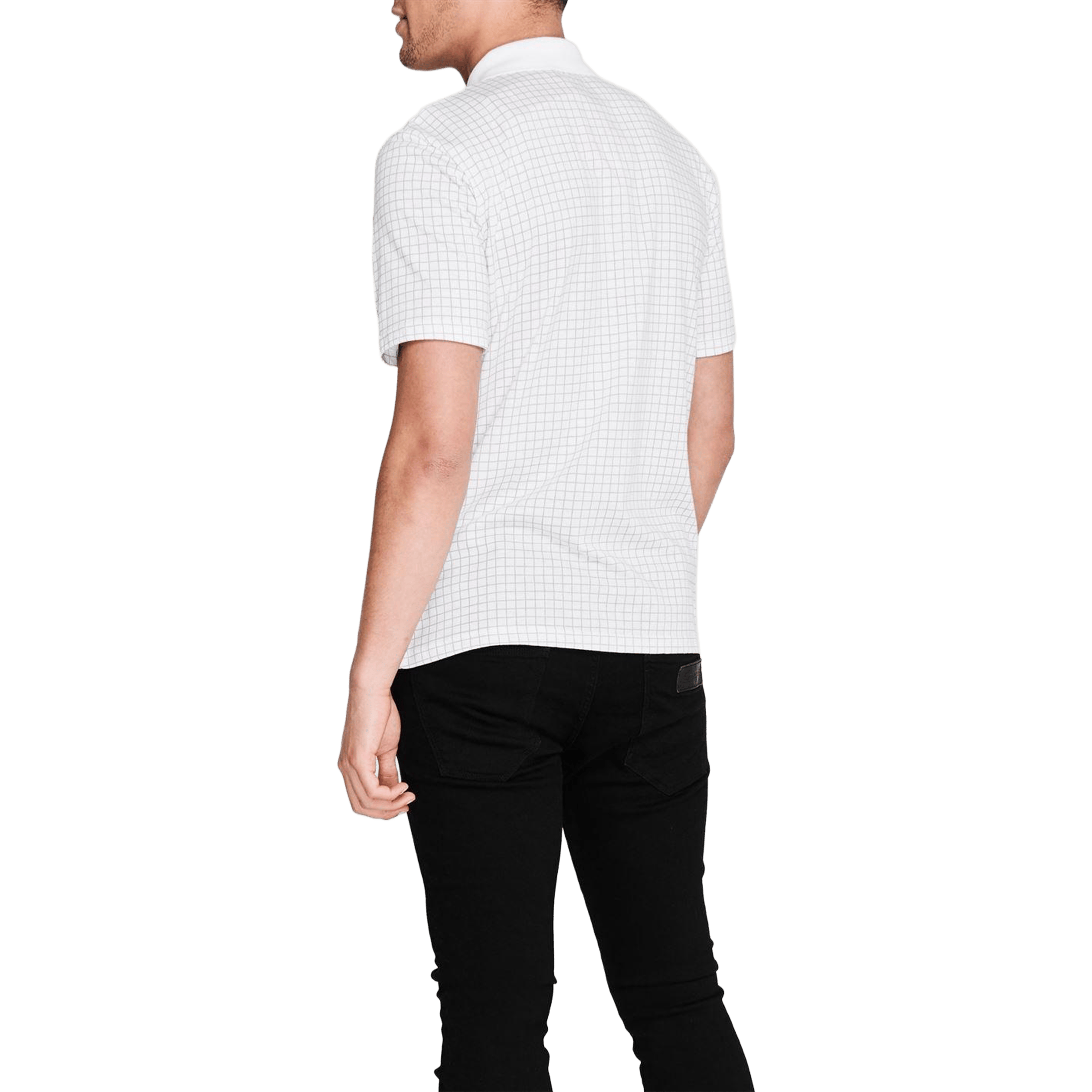 Mens Slazenger Check Golf Polo