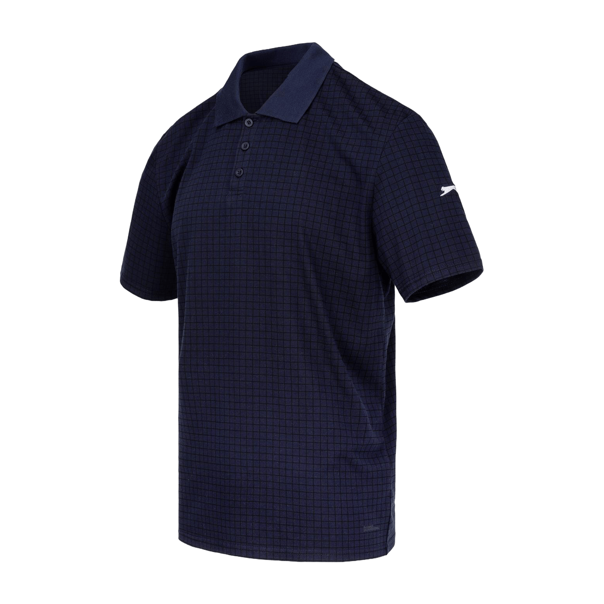 Mens Slazenger Check Golf Polo