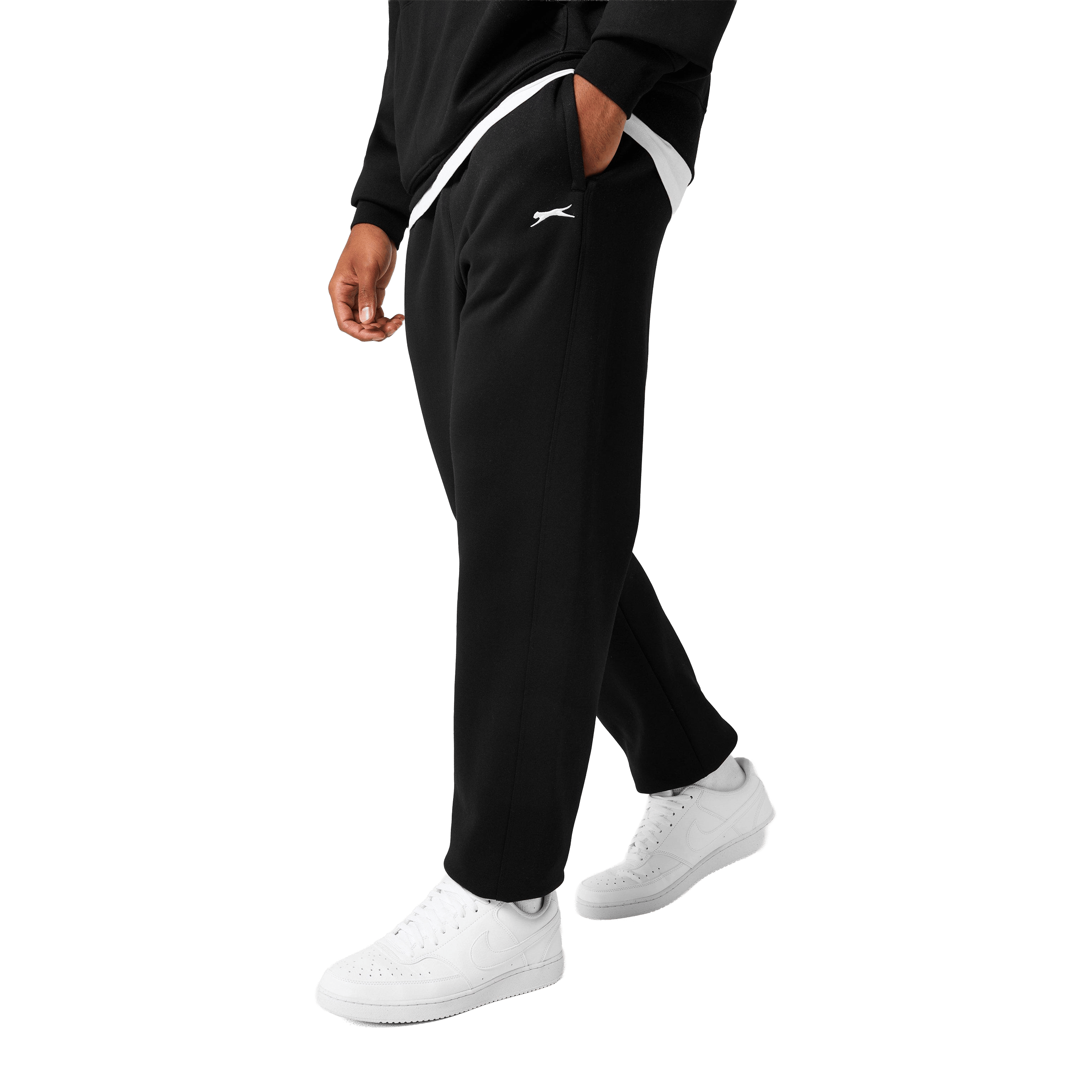 Mens Slazenger Open Hem Fleece Pants