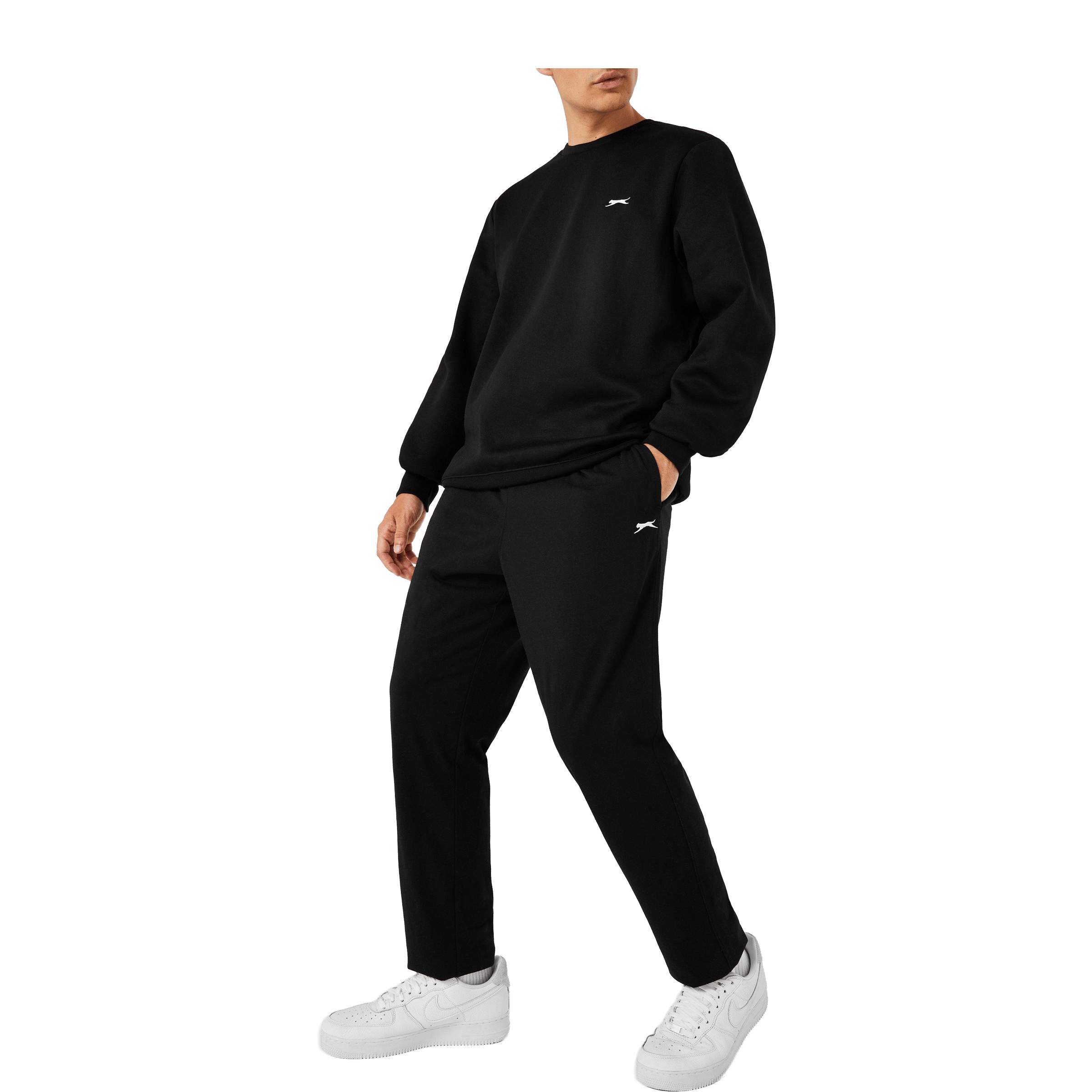 Mens Slazenger Fleece Crew Sweatshirt