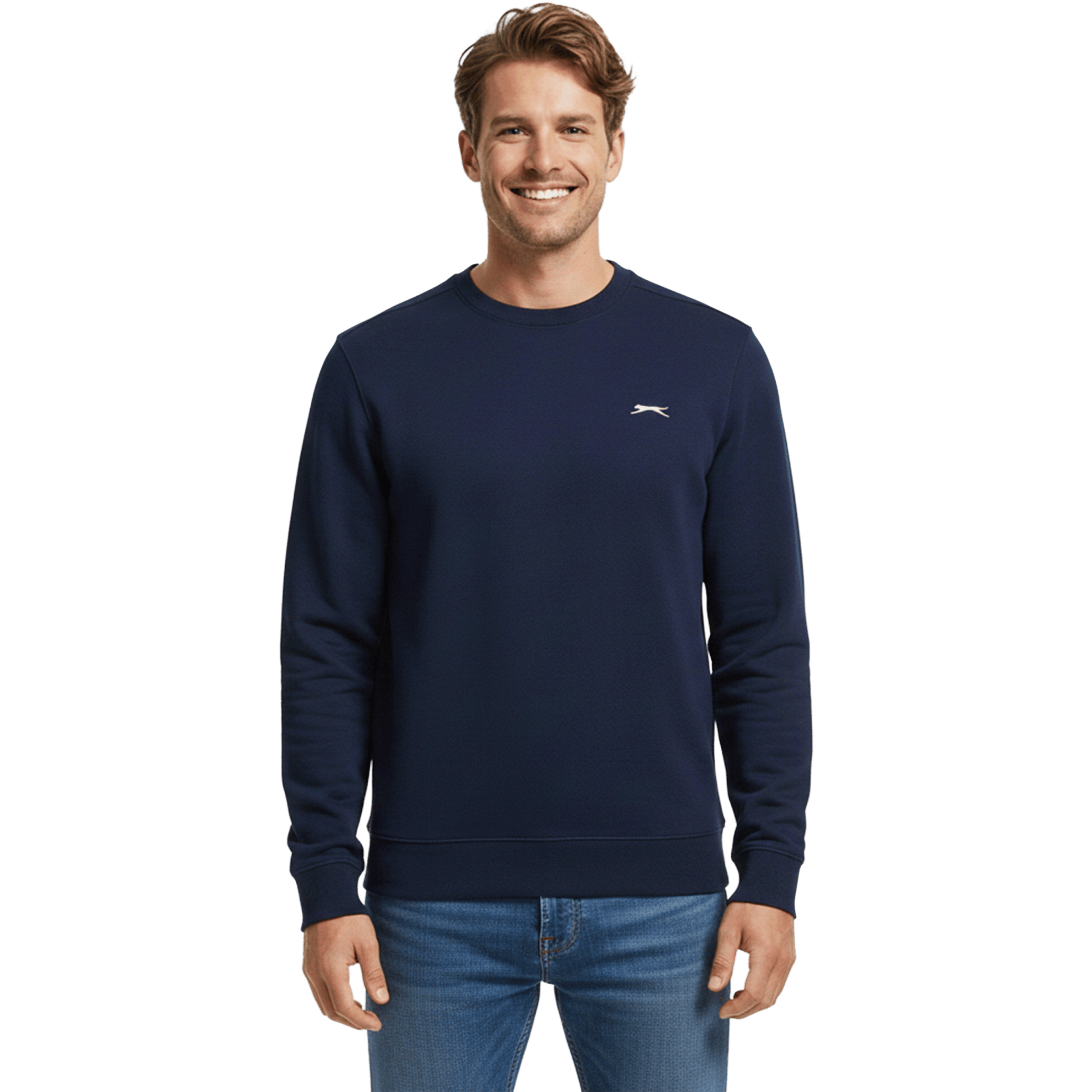 Mens Slazenger Fleece Crew Sweatshirt