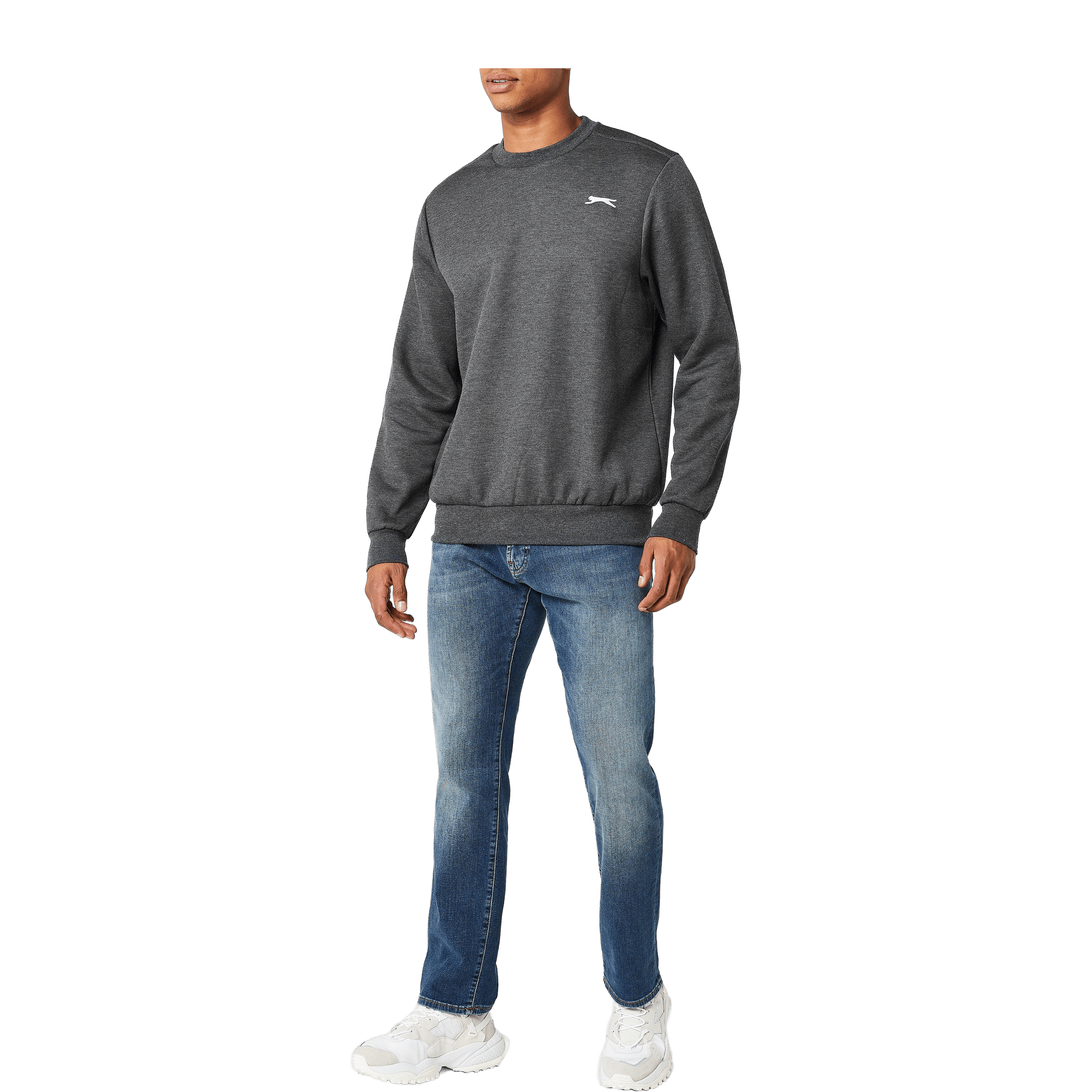 Mens Slazenger Fleece Crew Sweatshirt