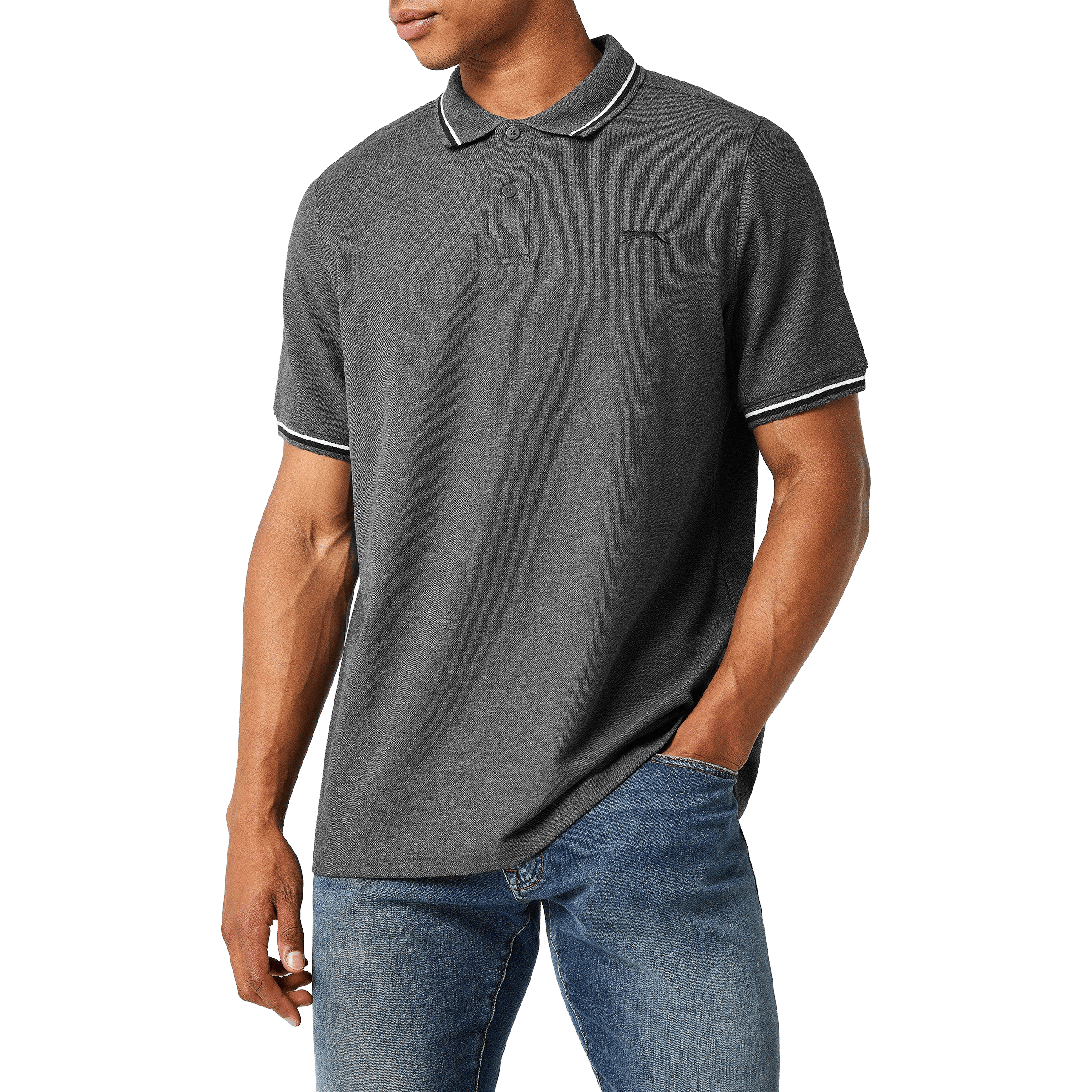 Mens Slazenger Tipped Polo Shirt