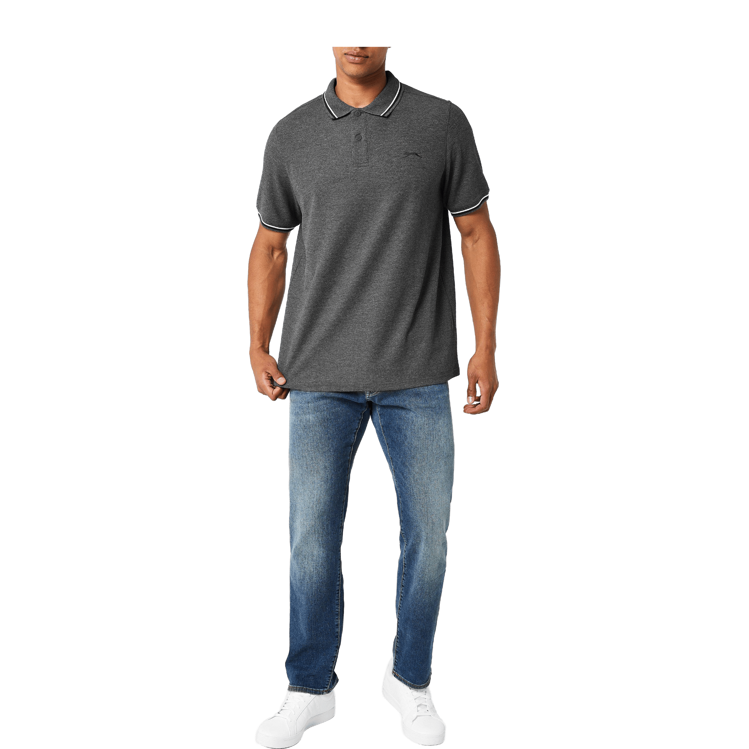 Mens Slazenger Tipped Polo Shirt