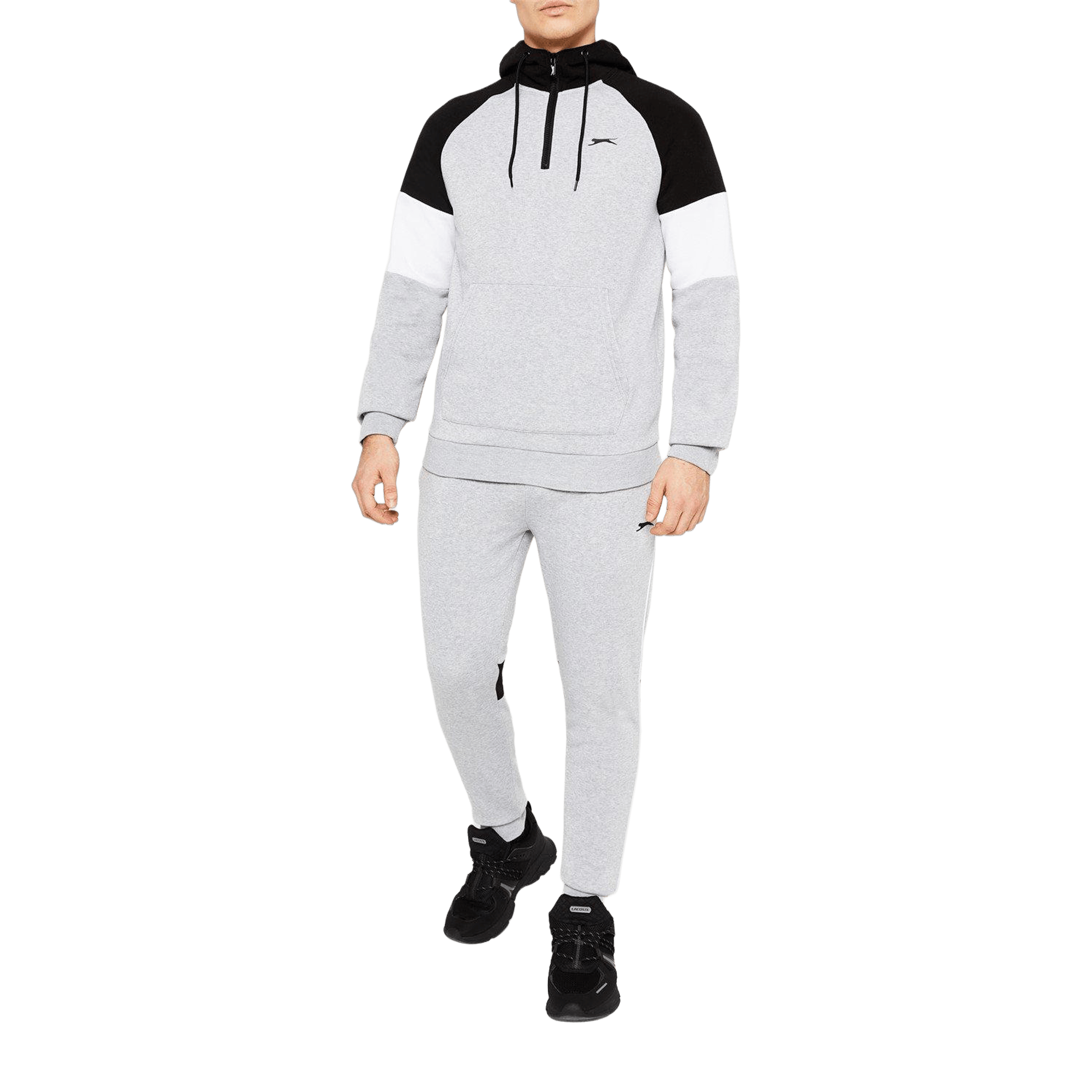 Mens Slazenger Fleece Quarter Zip Track Tops