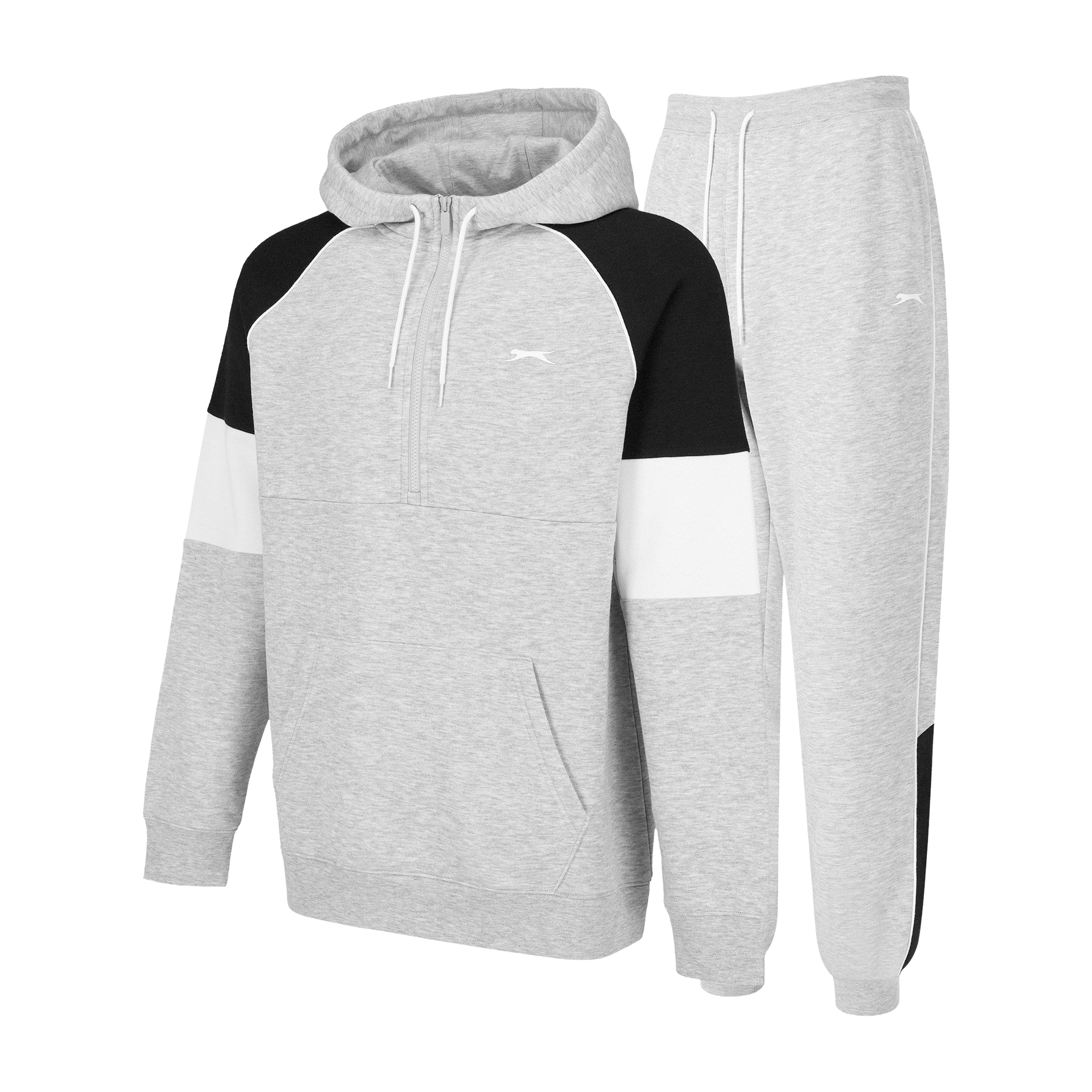 Mens Slazenger Fleece Quarter Zip Track Tops