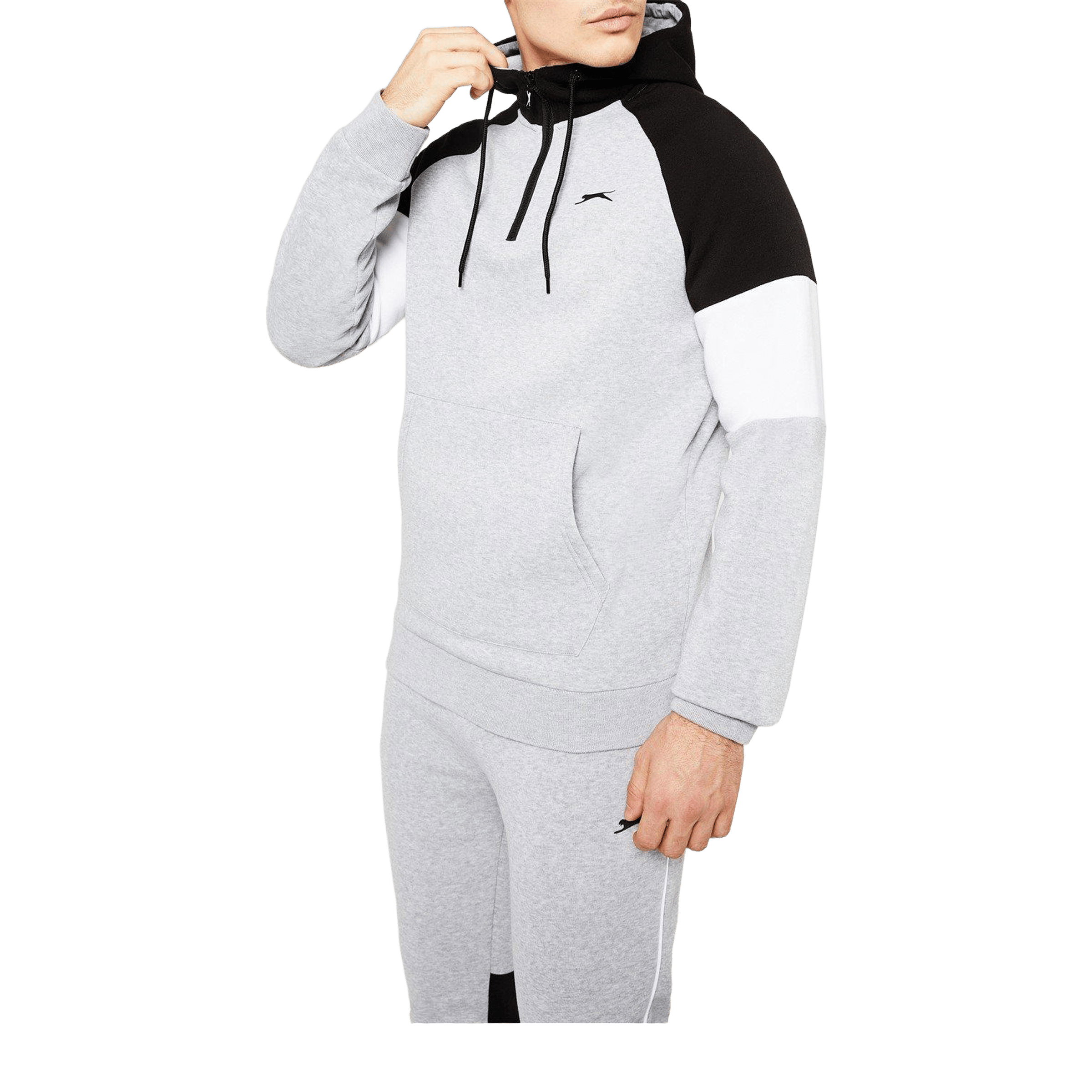Mens Slazenger Fleece Quarter Zip Track Tops