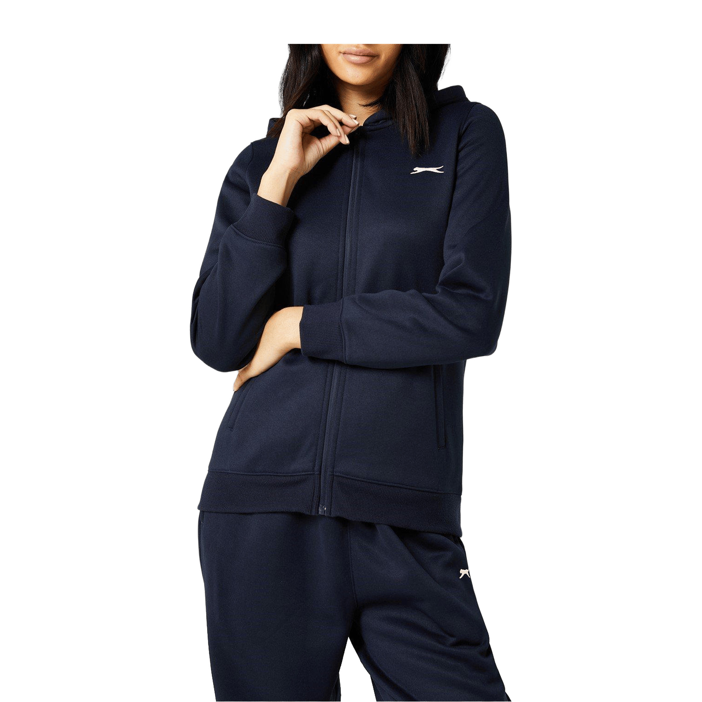 Womens Slazenger Fitted Full Zip Hoodie