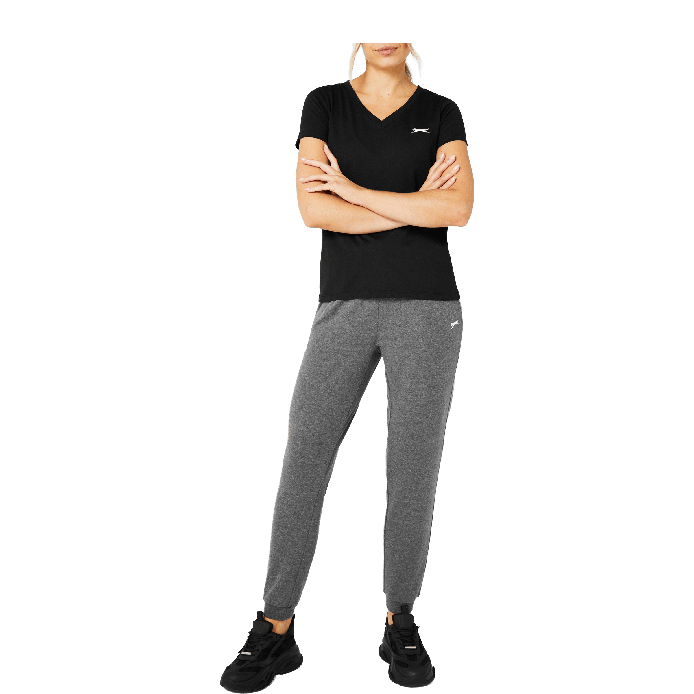 Womens Slazenger Interlock Closed Hem Pants