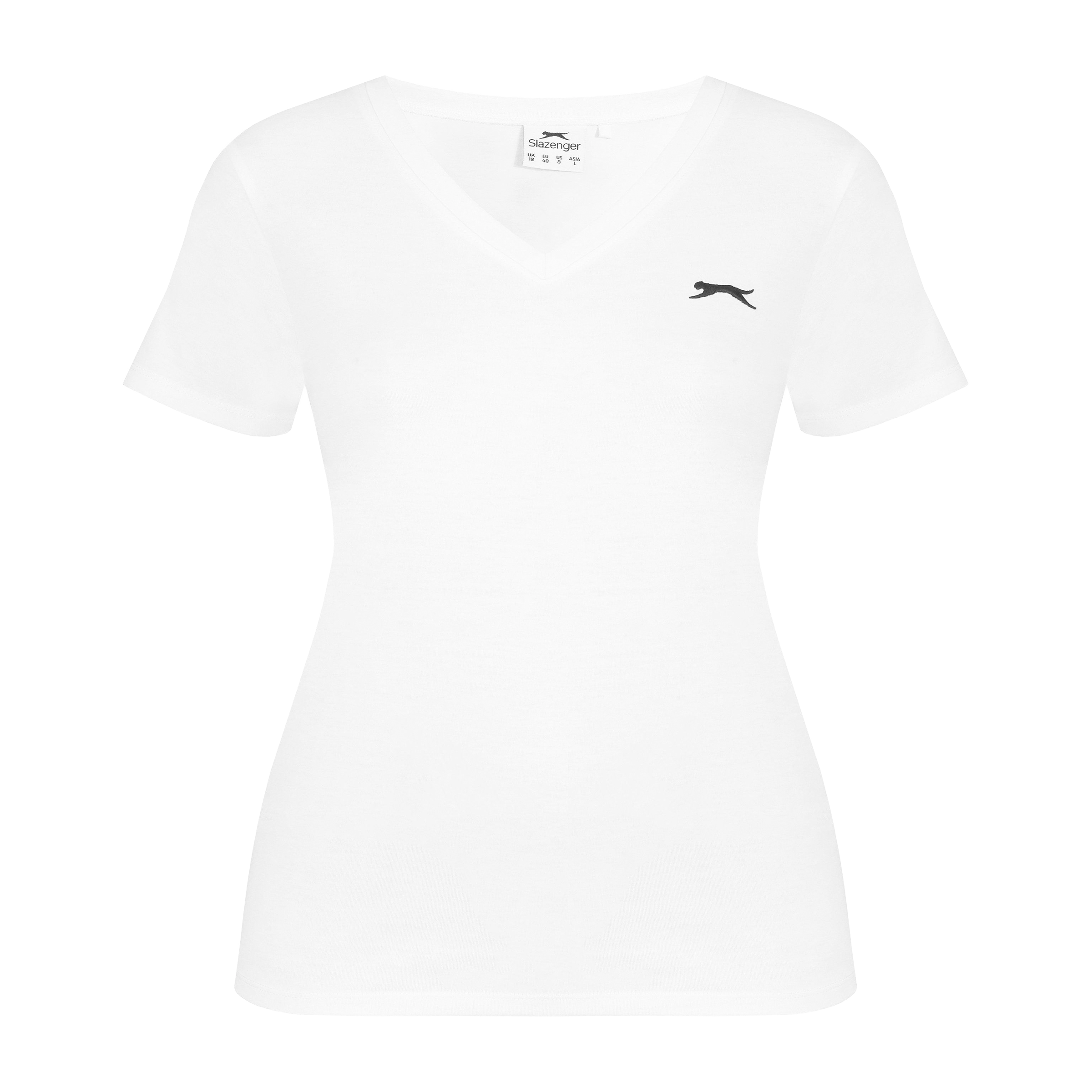 Womens Slazenger V Neck Tee 