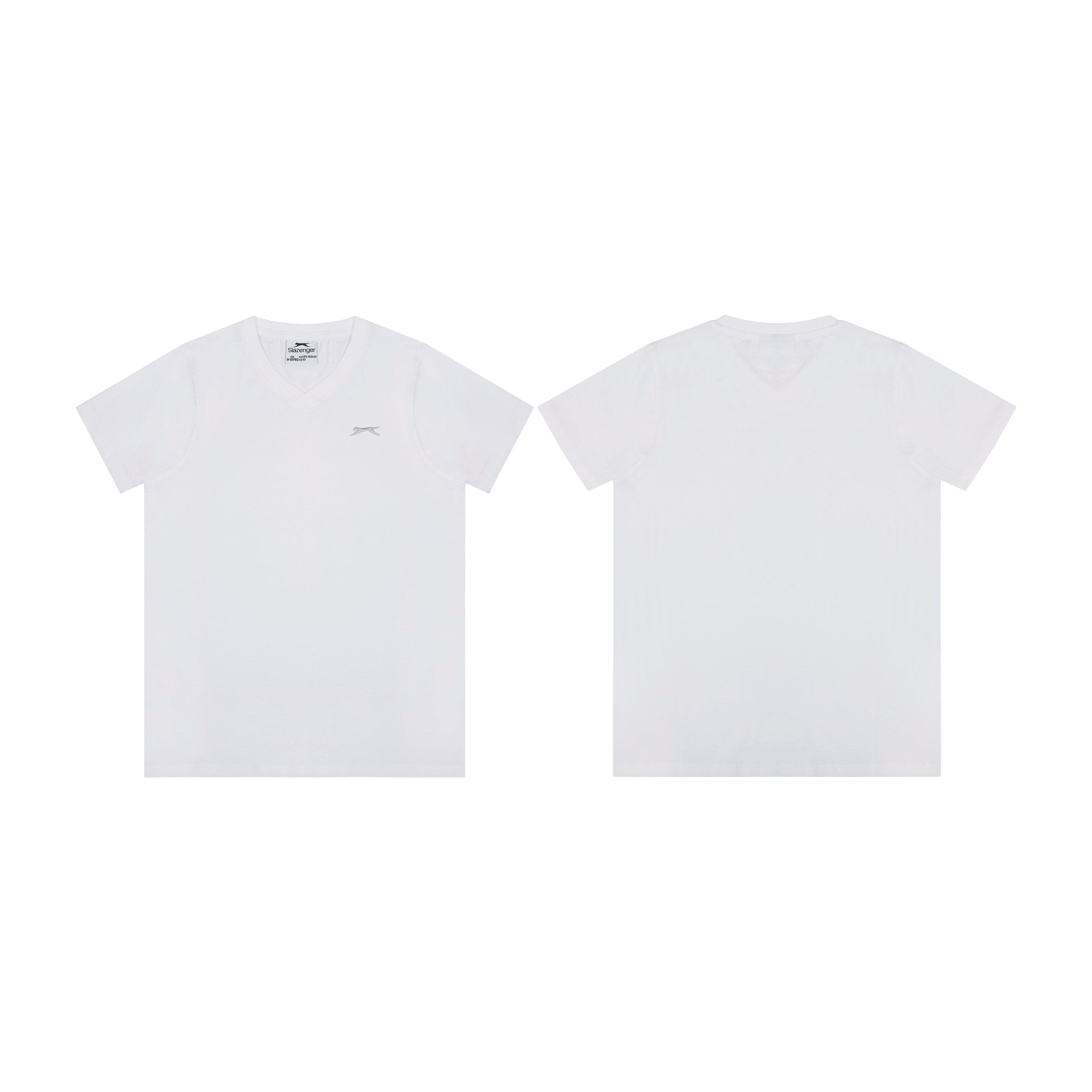 Kids Slazenger V Neck Tee 