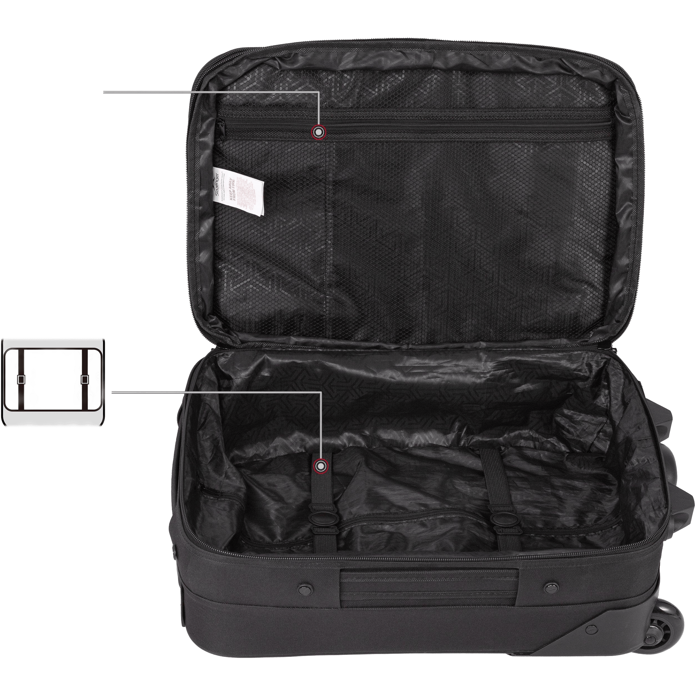 Slazenger Fabric Trolley Cases