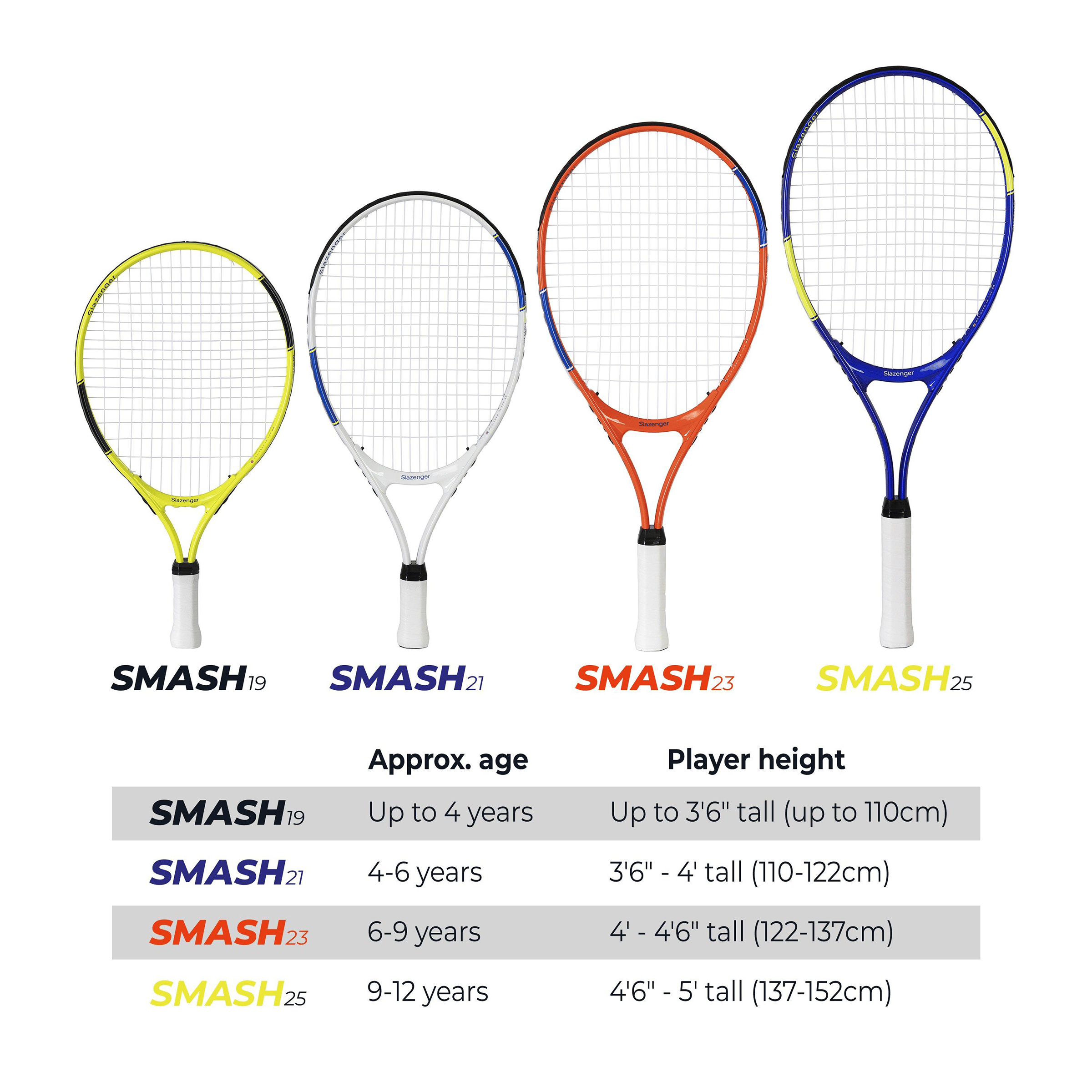 Slazenger Jr. Smash Tennis Racquet