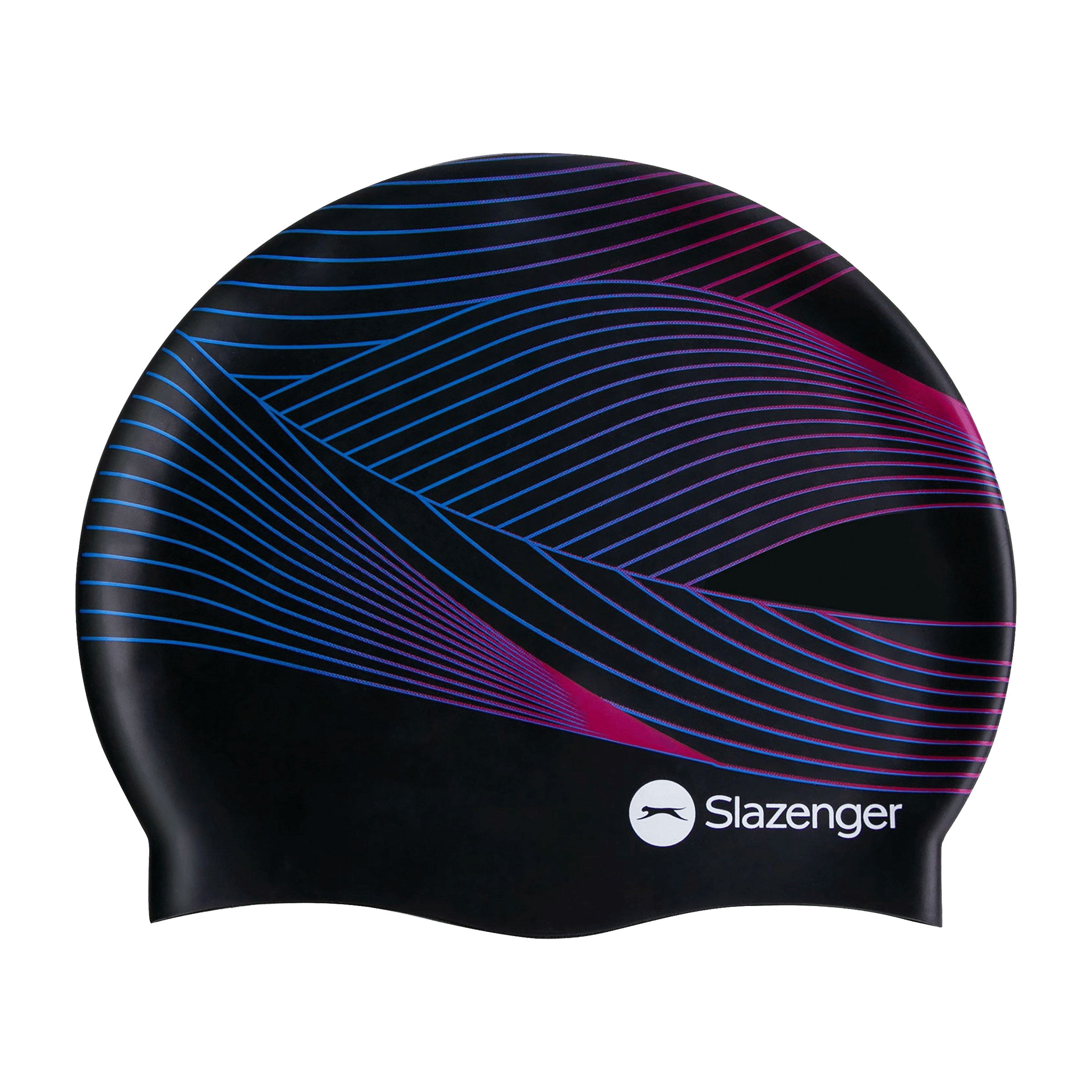 Slazenger Print Silicone Swimming Cap