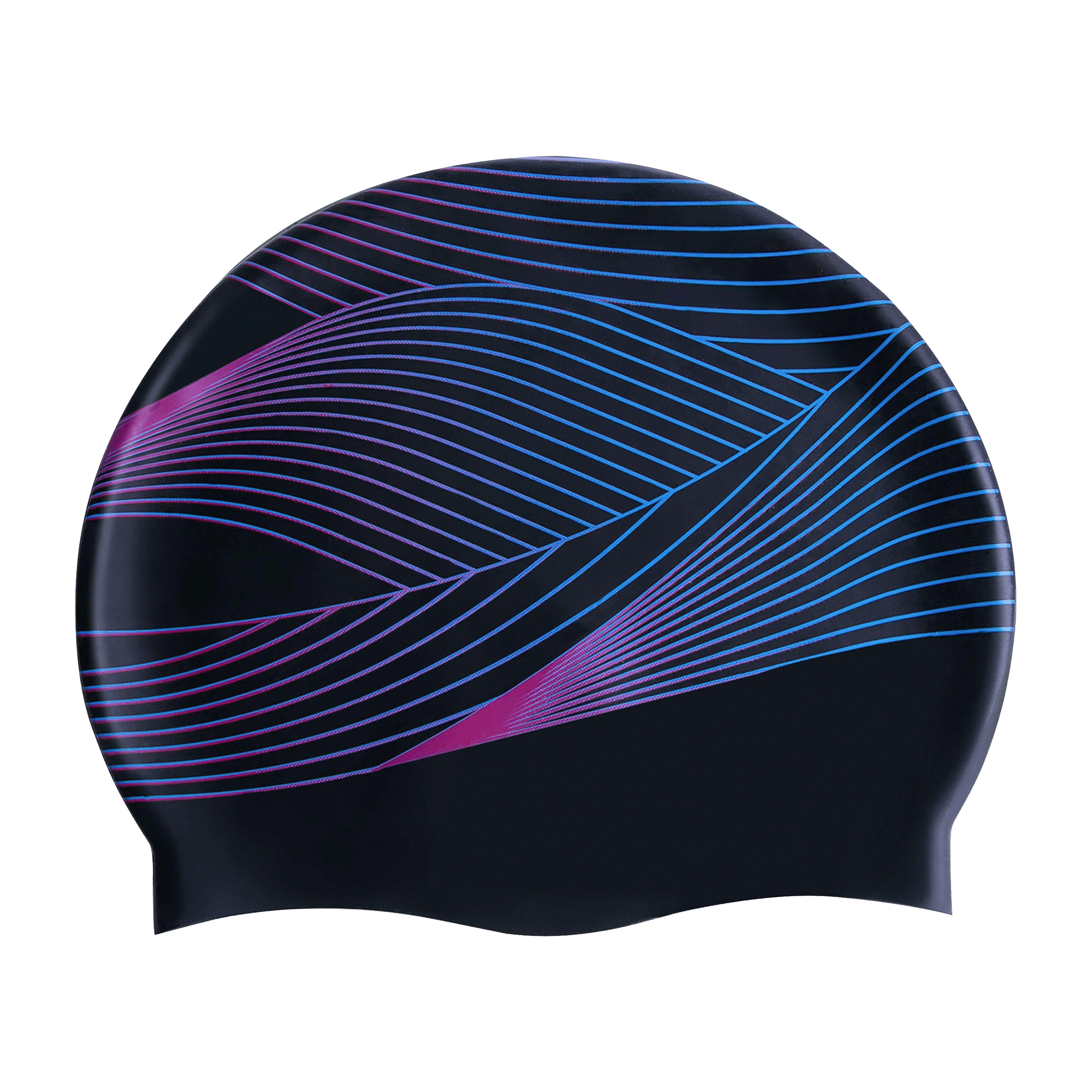 Slazenger Print Silicone Swimming Cap