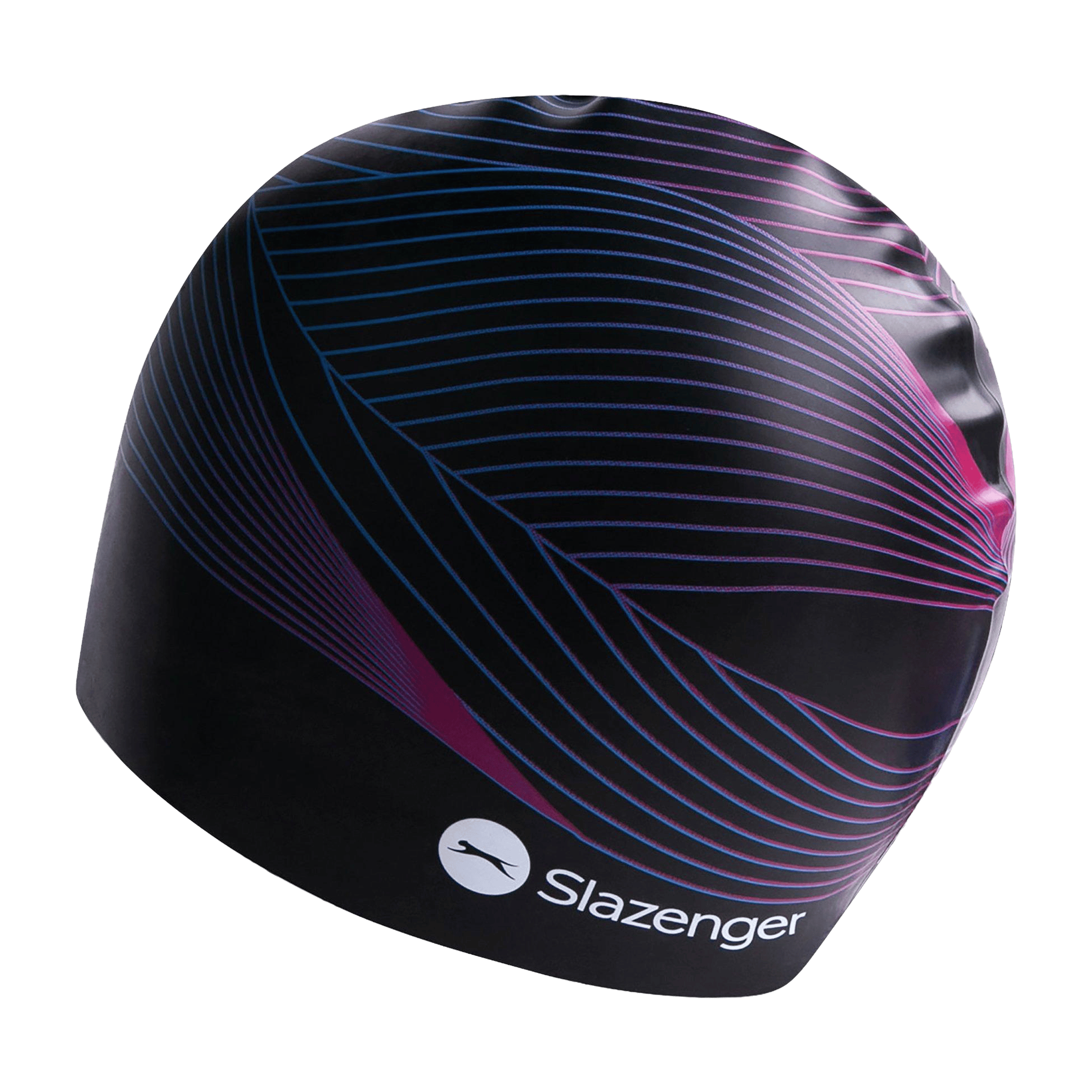 Slazenger Print Silicone Swimming Cap