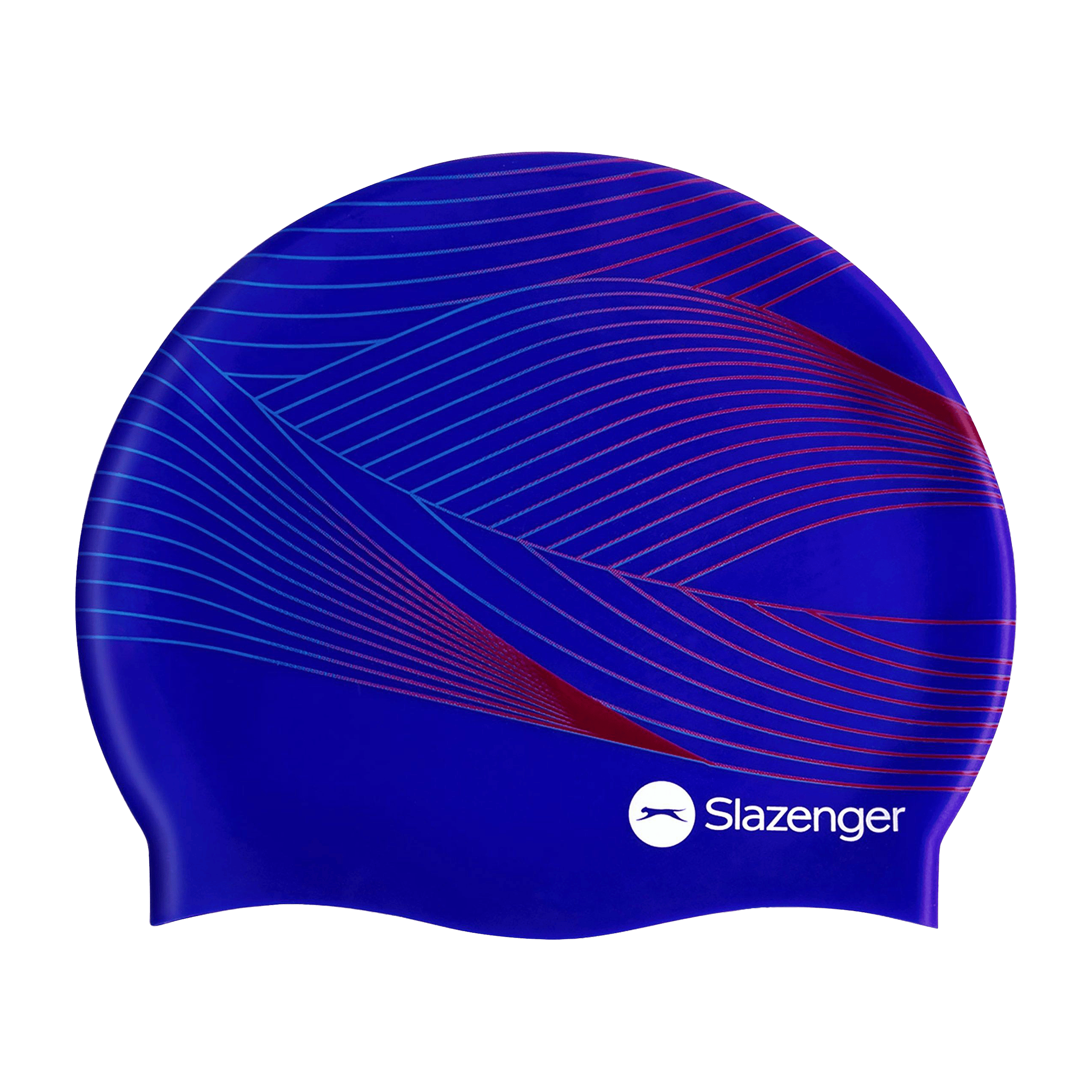 Slazenger Print Silicone Swimming Cap