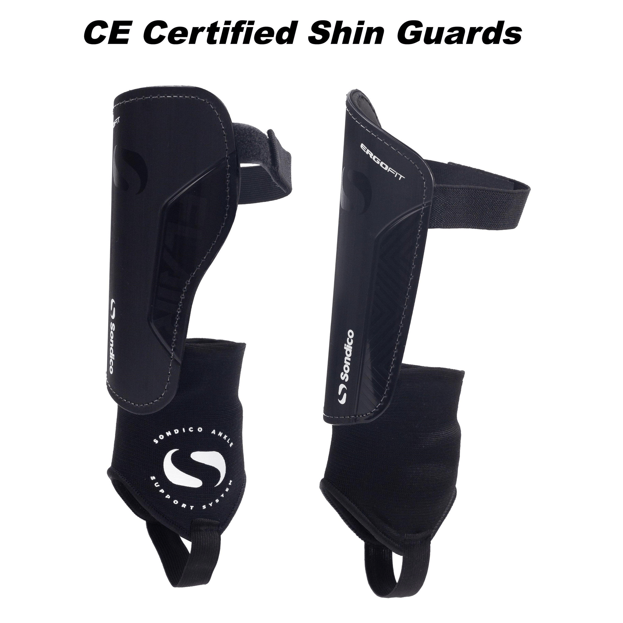 Sondico Flair Slip Ankle (Adults) Shin Guards