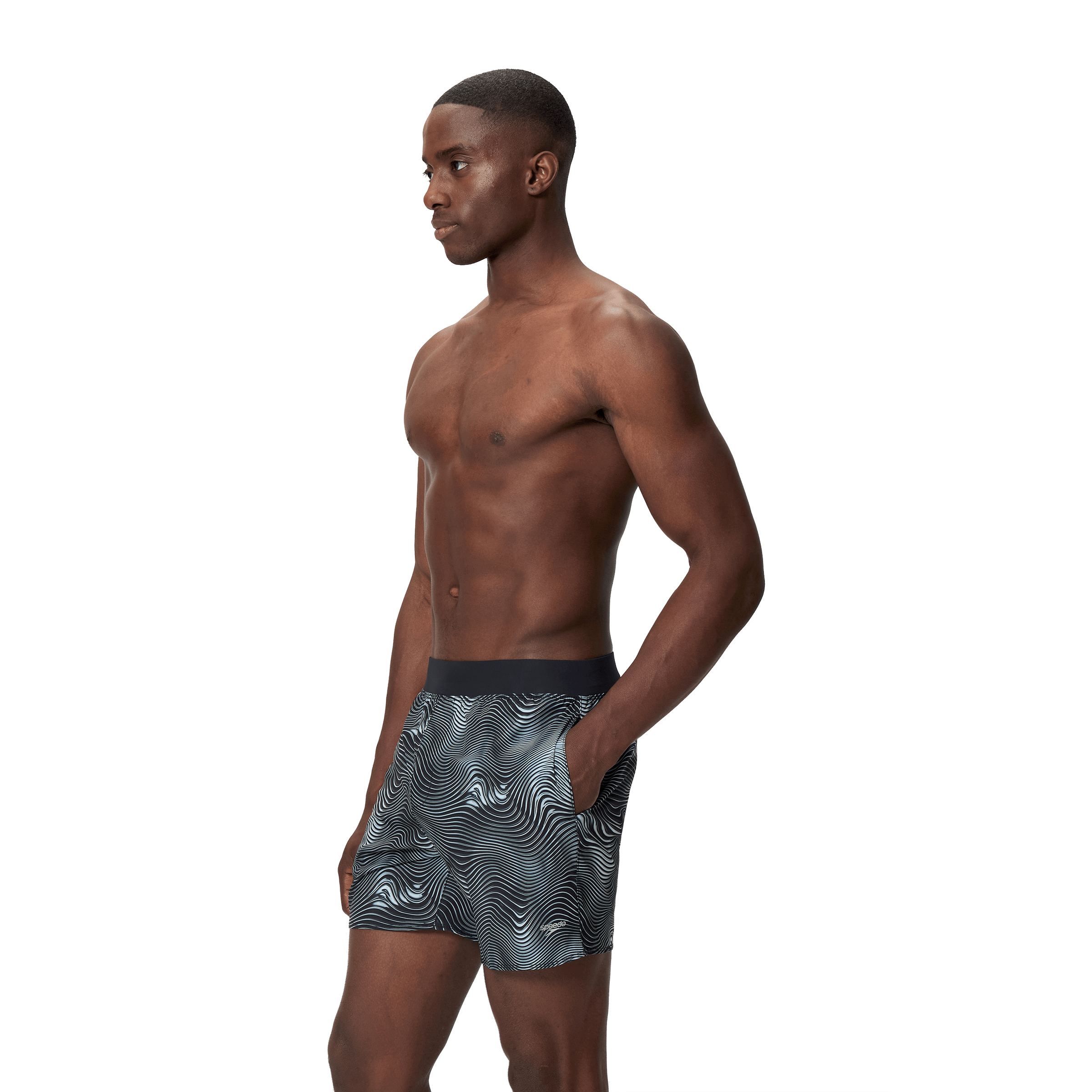 Mens Speedo Lookout Print Volley 16" Watershorts