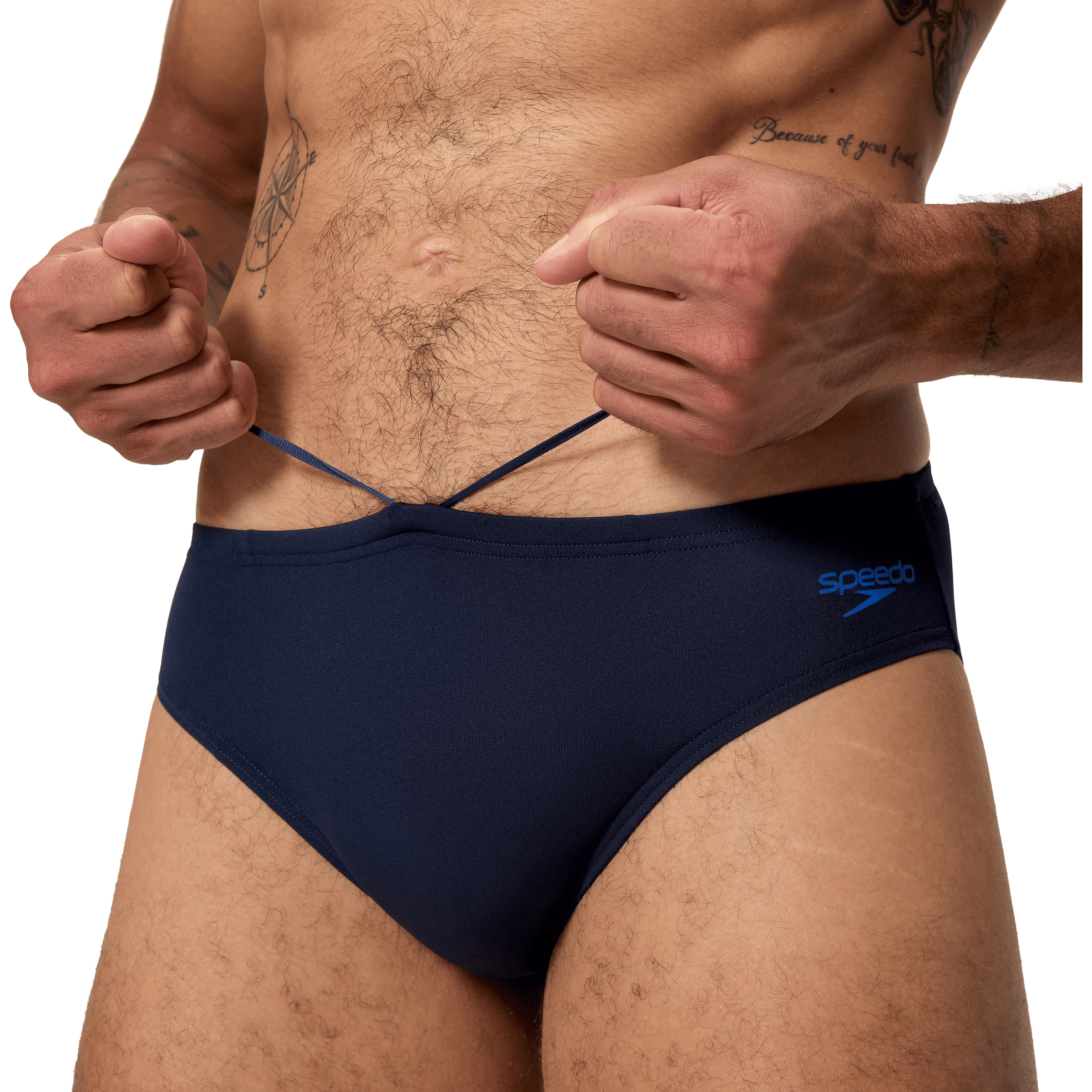 Mens Speedo Hyperboom Logo Swim Brief