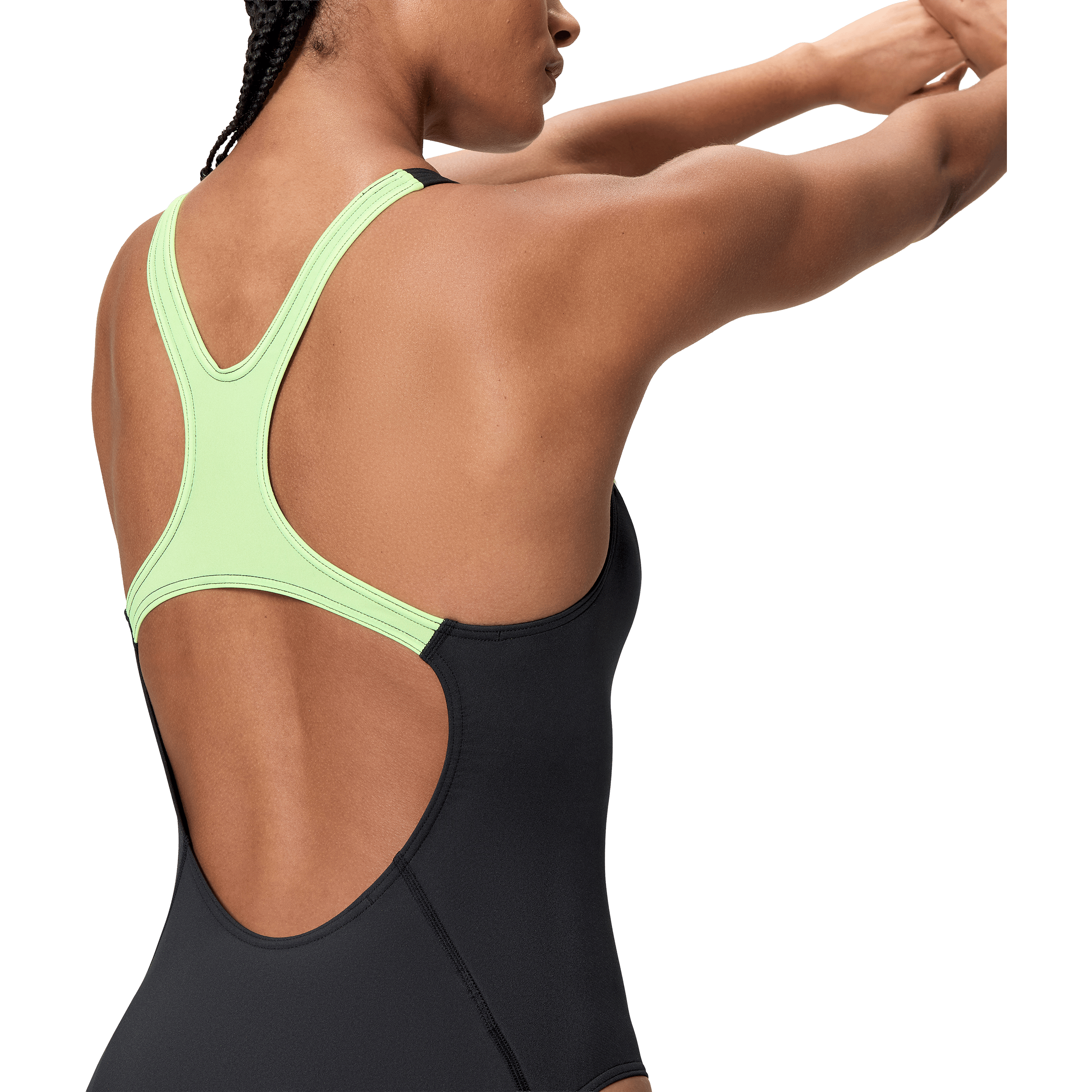 Womens Speedo Solid Splice MDLST One-Piece Swimsuit