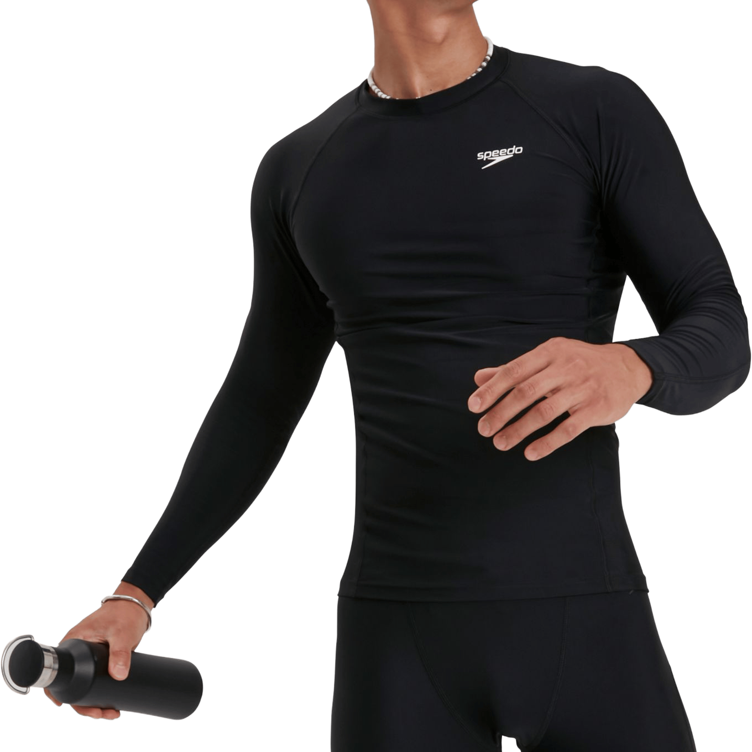 Mens Speedo (Long-Sleeve) Rash Top