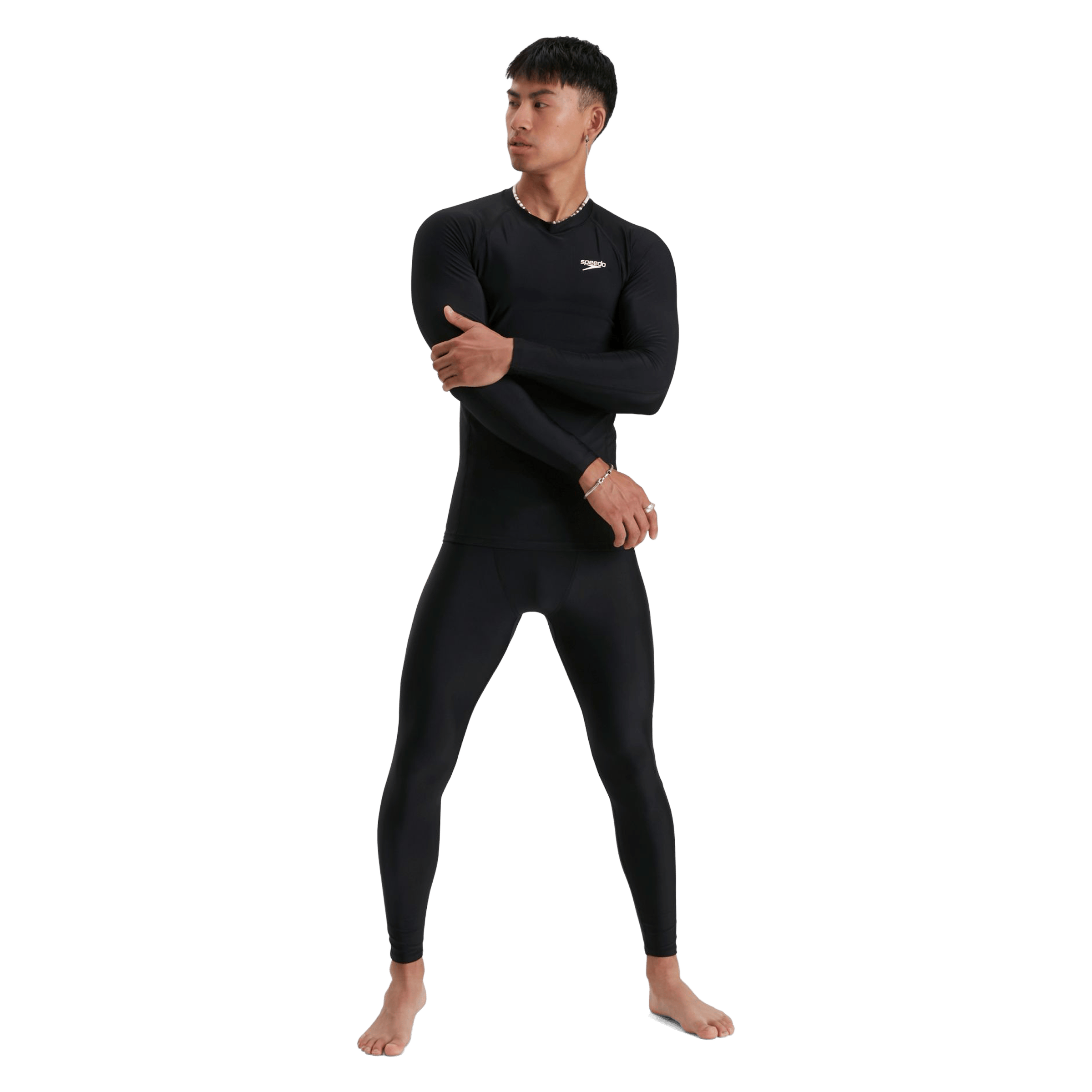 Mens Speedo (Long-Sleeve) Rash Top