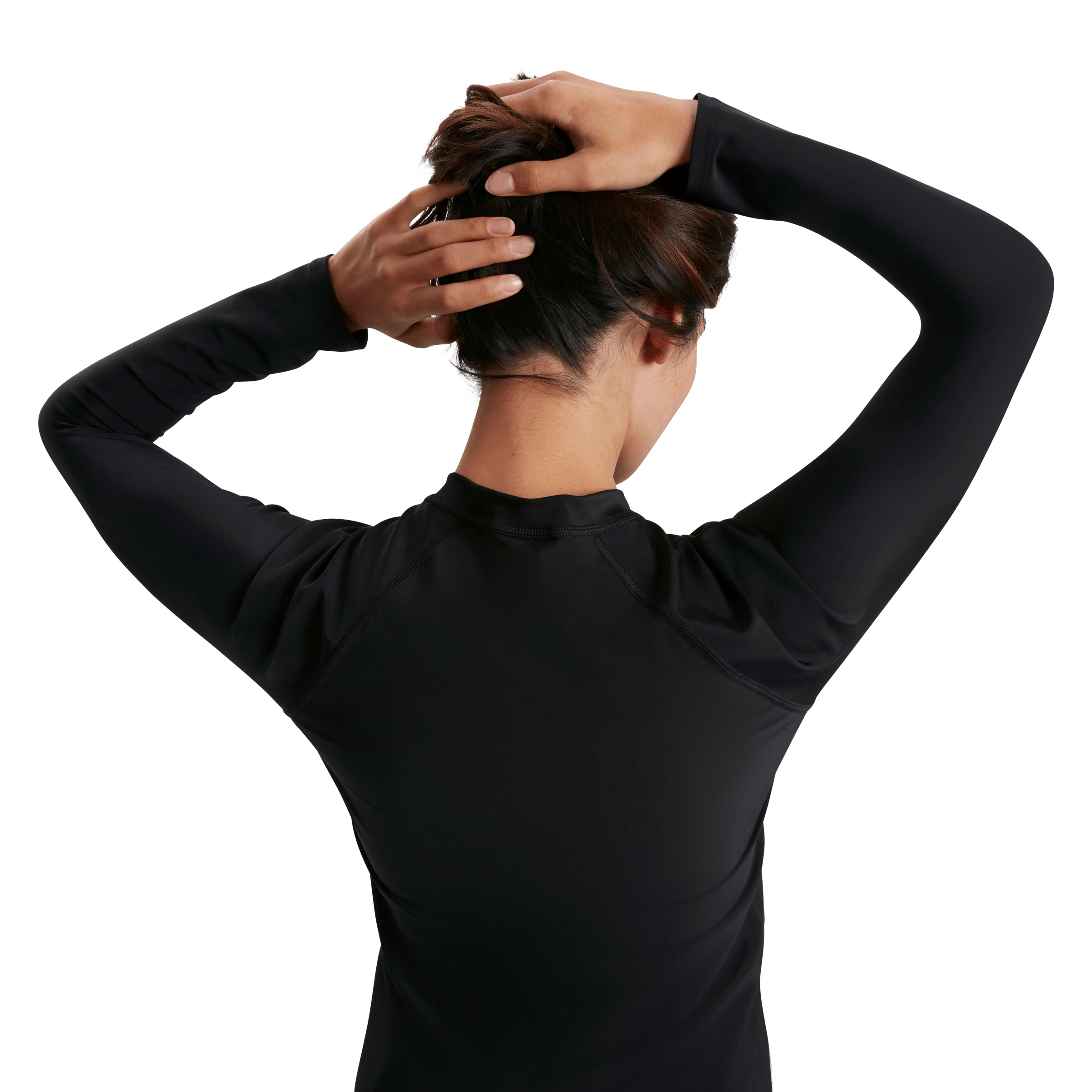 Womens Speedo Zip (Long Sleeve) Rash Top