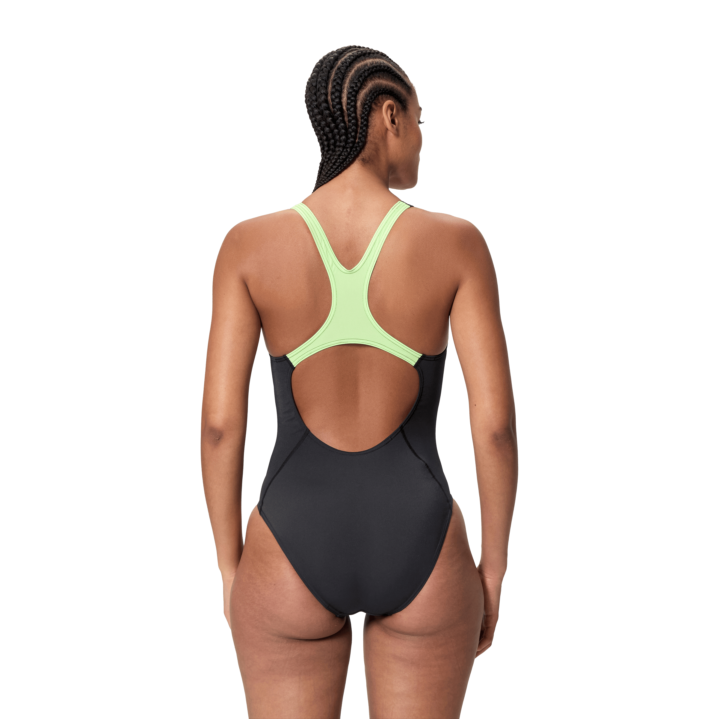 Womens Speedo Solid Splice MDLST One-Piece Swimsuit
