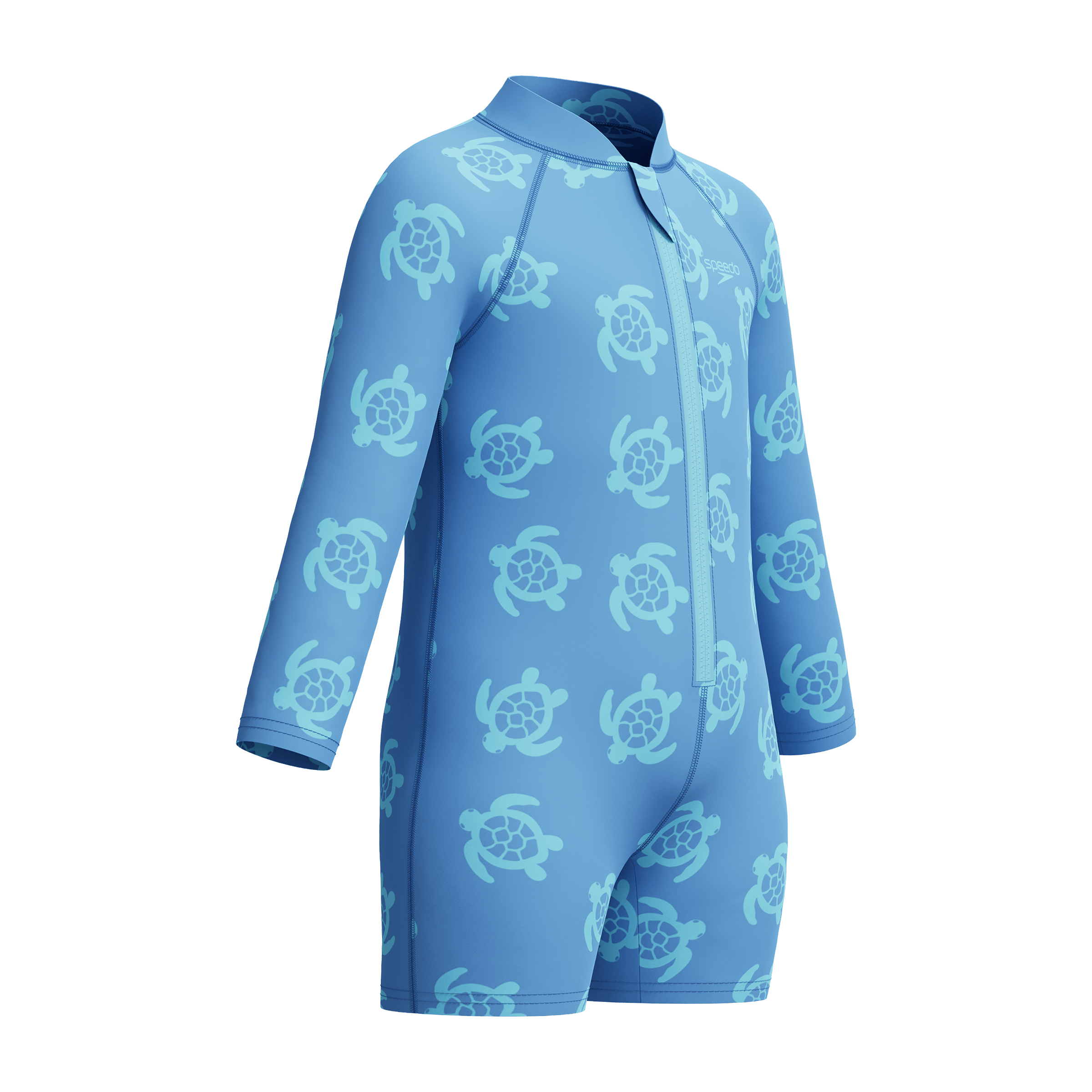 Kids Speedo Toddler Printed (Long Sleeve) Zip Sunsuit
