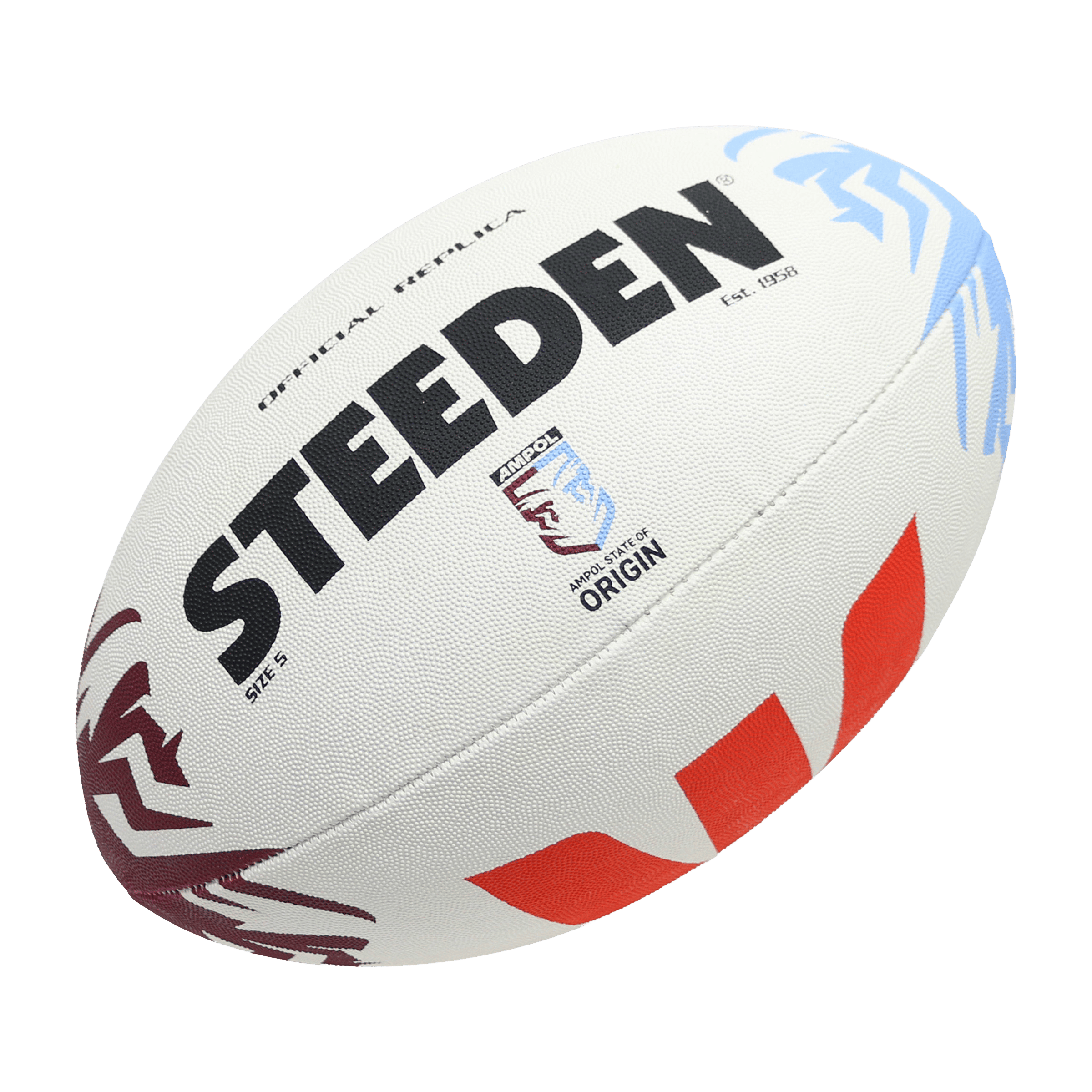 Steeden State of Origin (Size 5) Replica Rugby League Ball