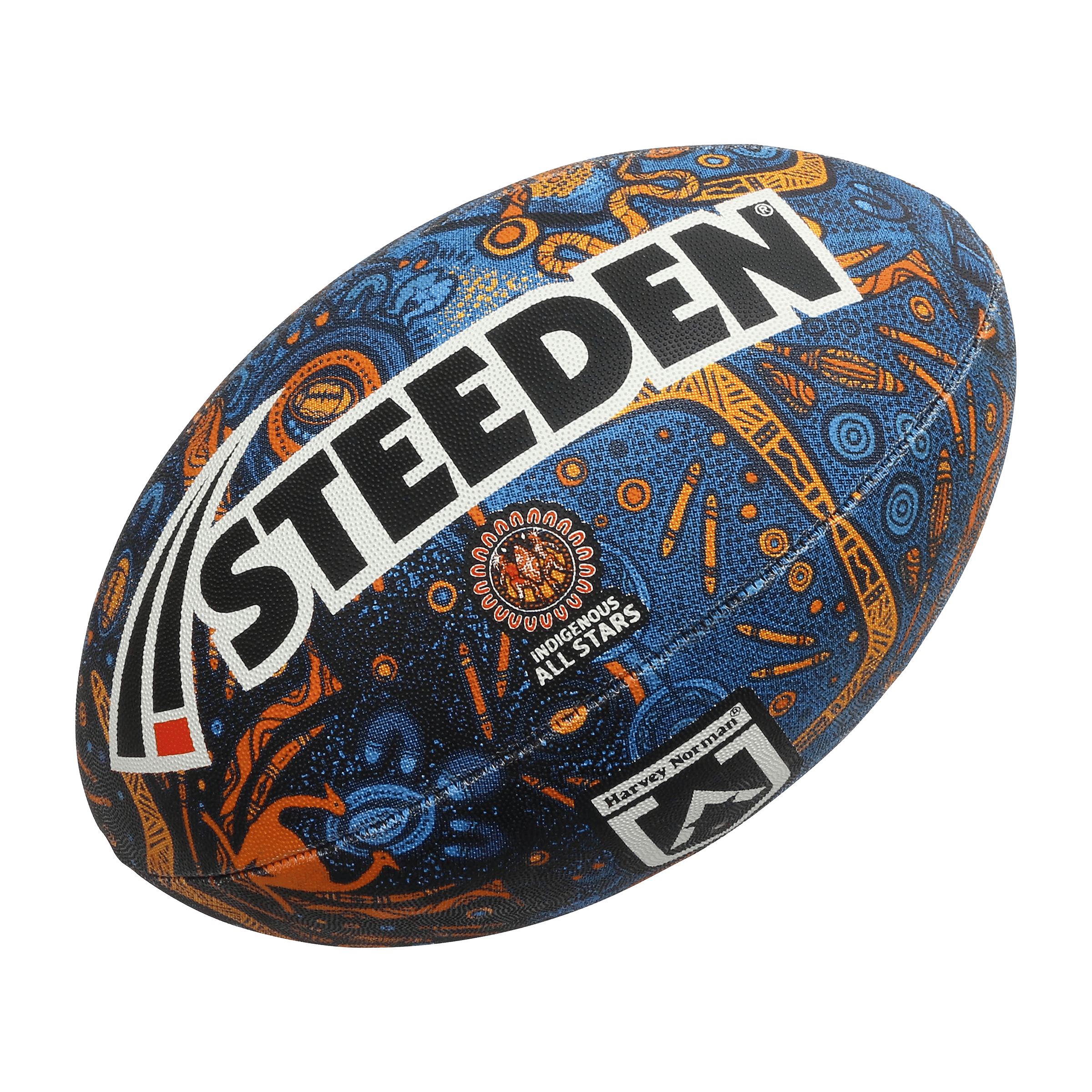 Steeden Indigenous All Stars Supporter (Sz5) Rugby League Ball
