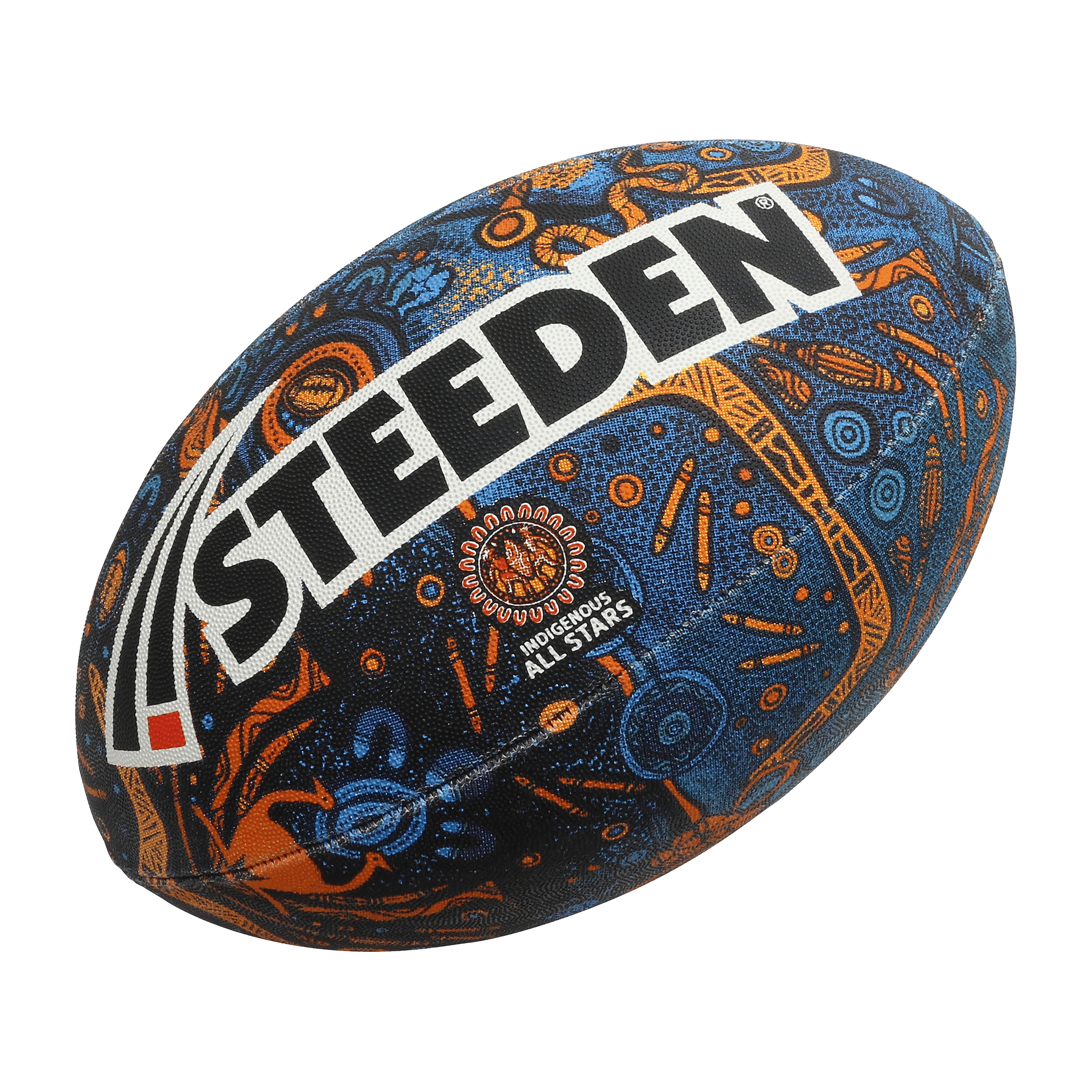 Steeden Indigenous All Stars Supporter (Sz5) Rugby League Ball