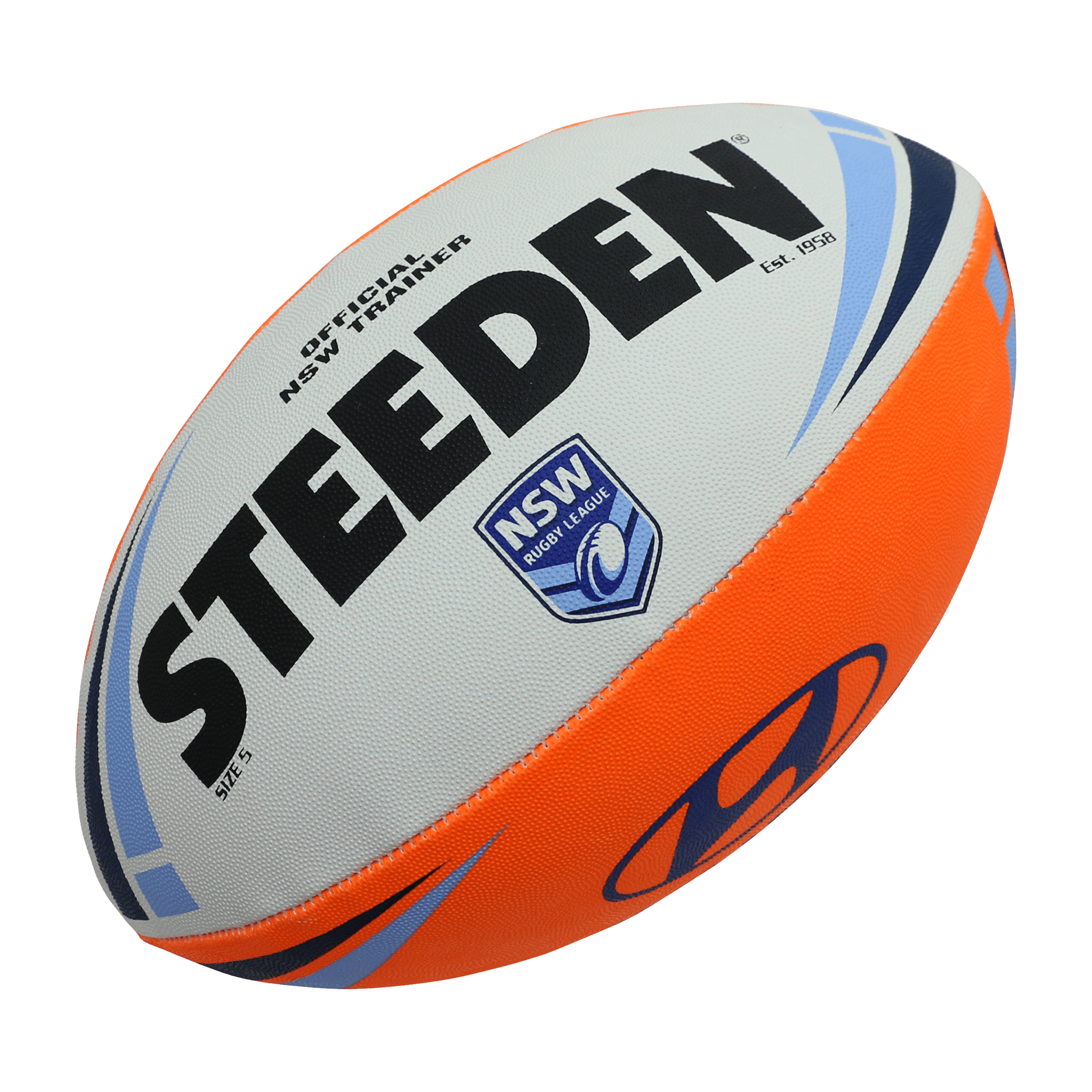 Steeden NSWRL Trainer Rugby Ball (Size 5)