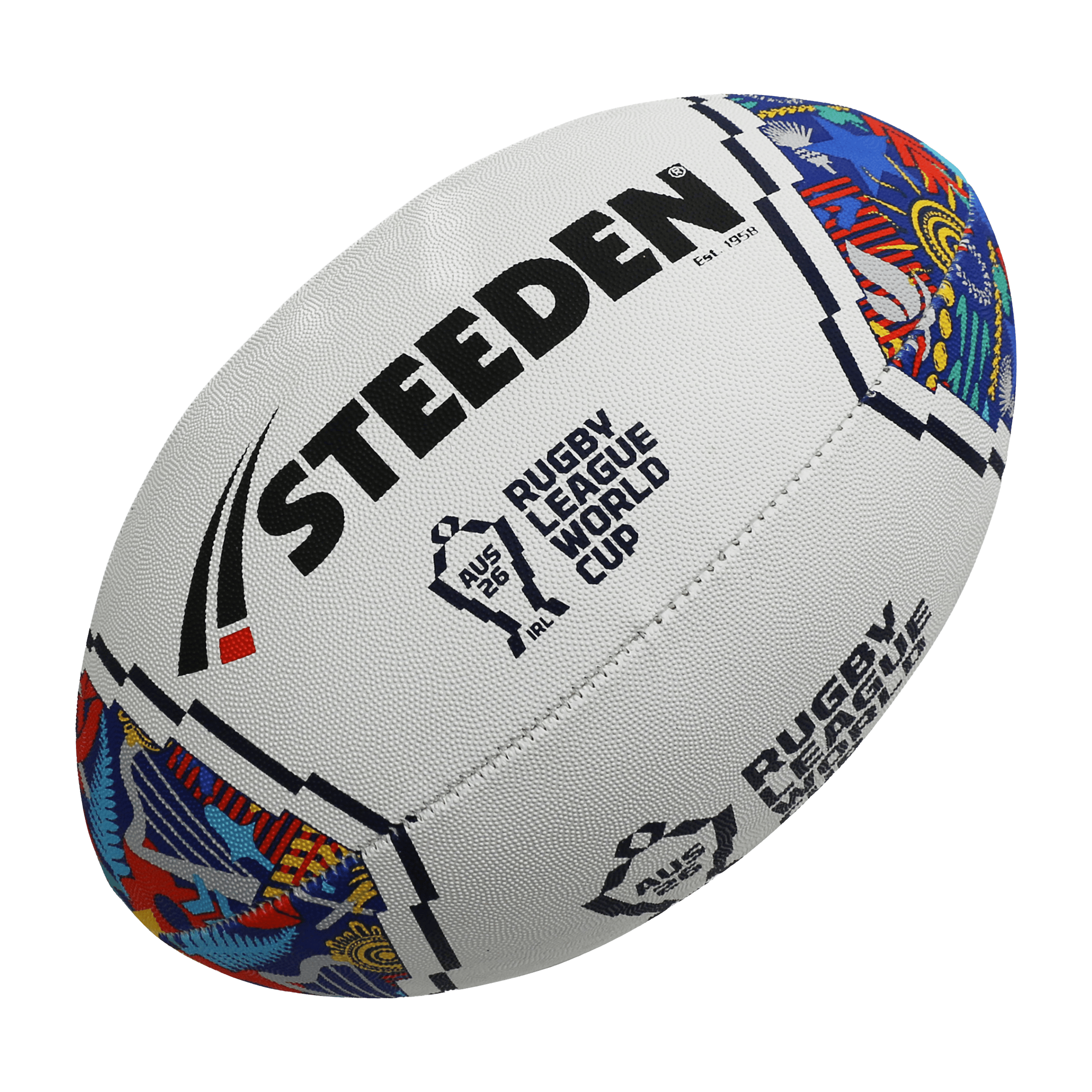 Steeden 2026 Rugby League World Cup Supporter Ball (Size 5)